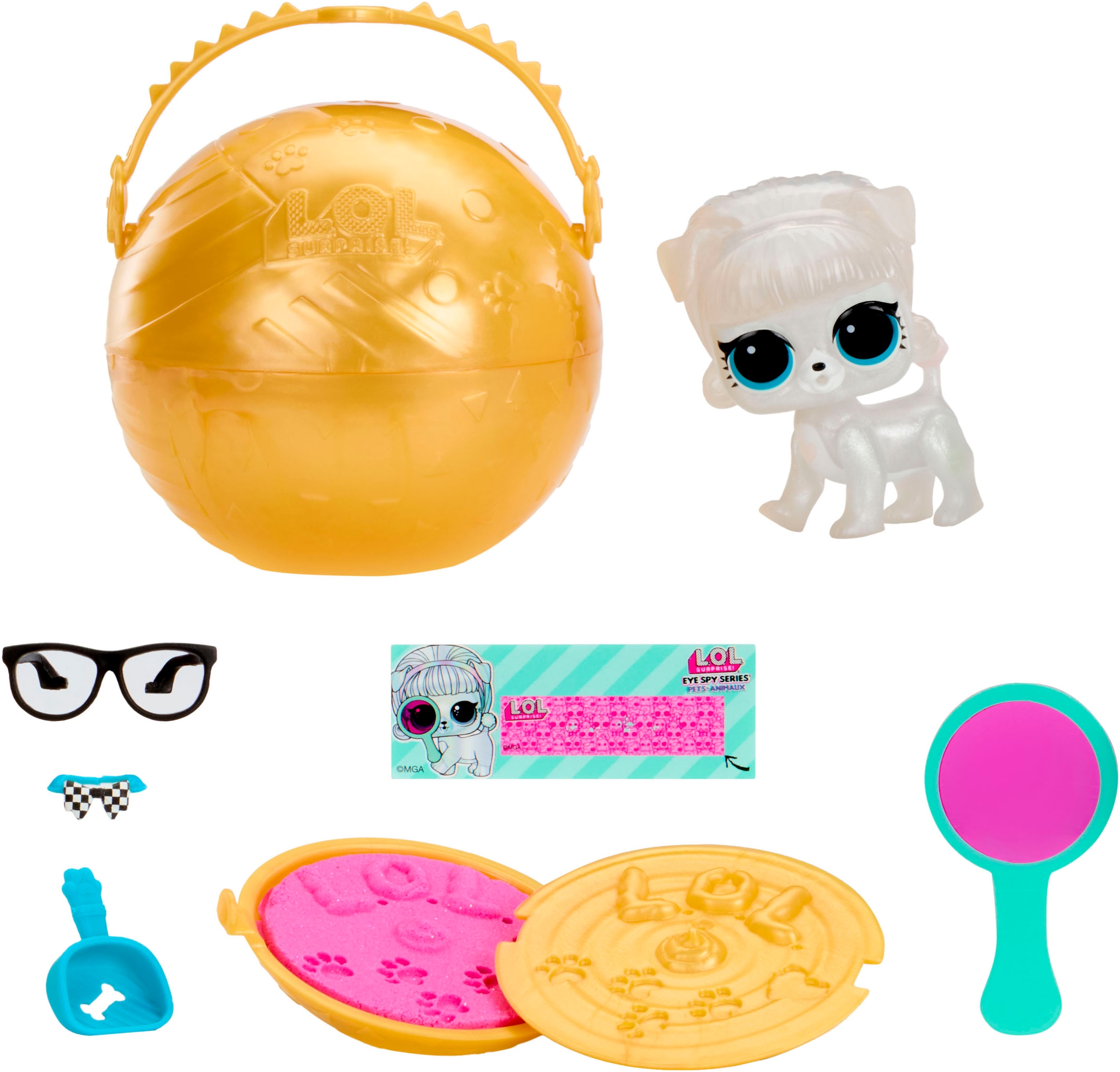 L.O.L. SURPRISE! Spielfigur »L.O.L. Surprise Eye Spy Pets« mit magischem Farbwechsel; Lieferung erfolgt sortiert