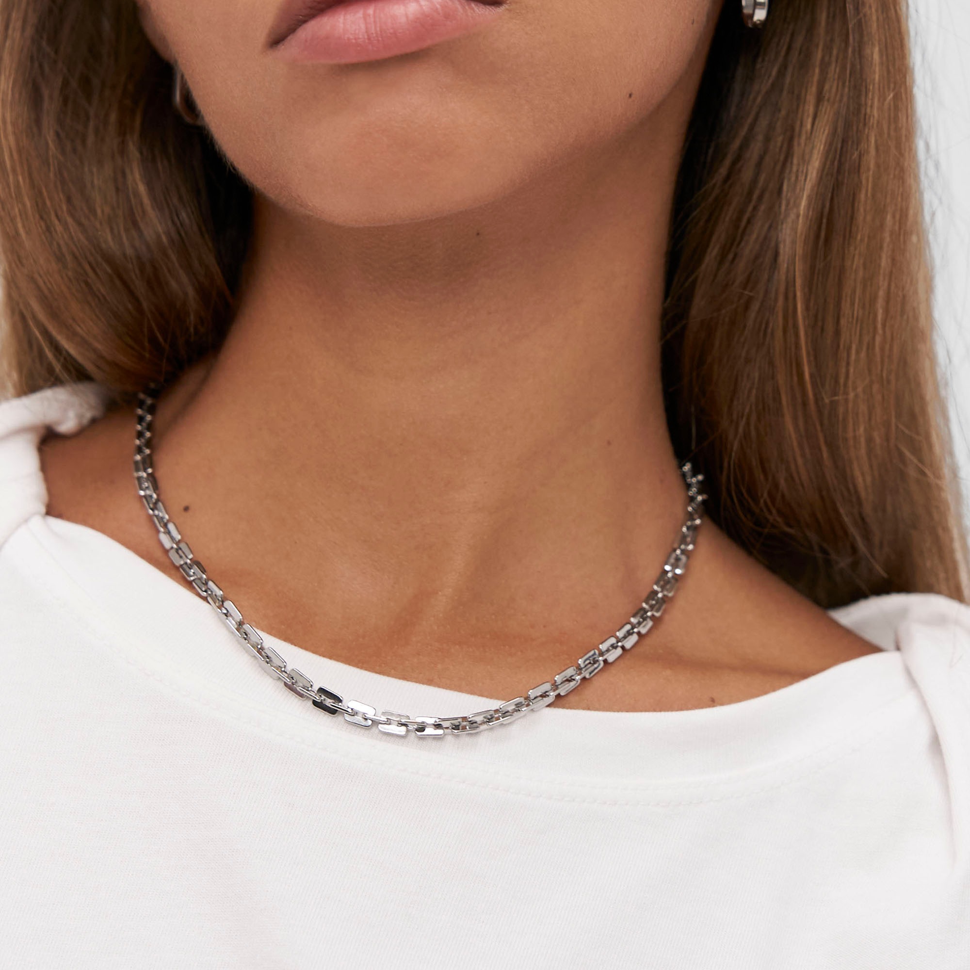 Copenhagen Studios Edelstahlkette »Schmuck Geschenk Halskette Unisex Link«