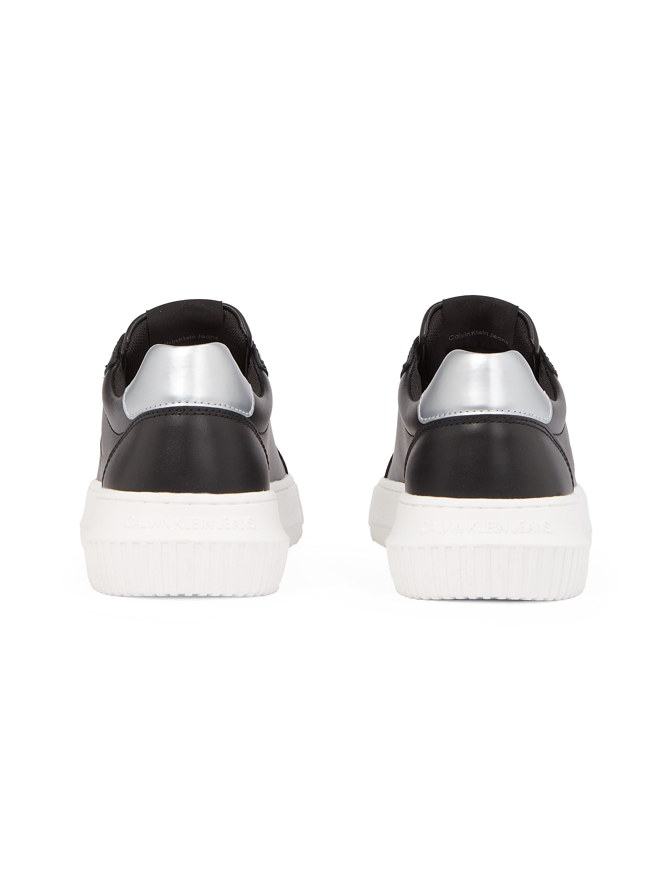 Calvin Klein Jeans Plateausneaker »CHUNKY CUPSOLE LACEUP LTH«, Halbschuh, Freizeitschuh, Schnürschuh mit seitlichem CK-Logo