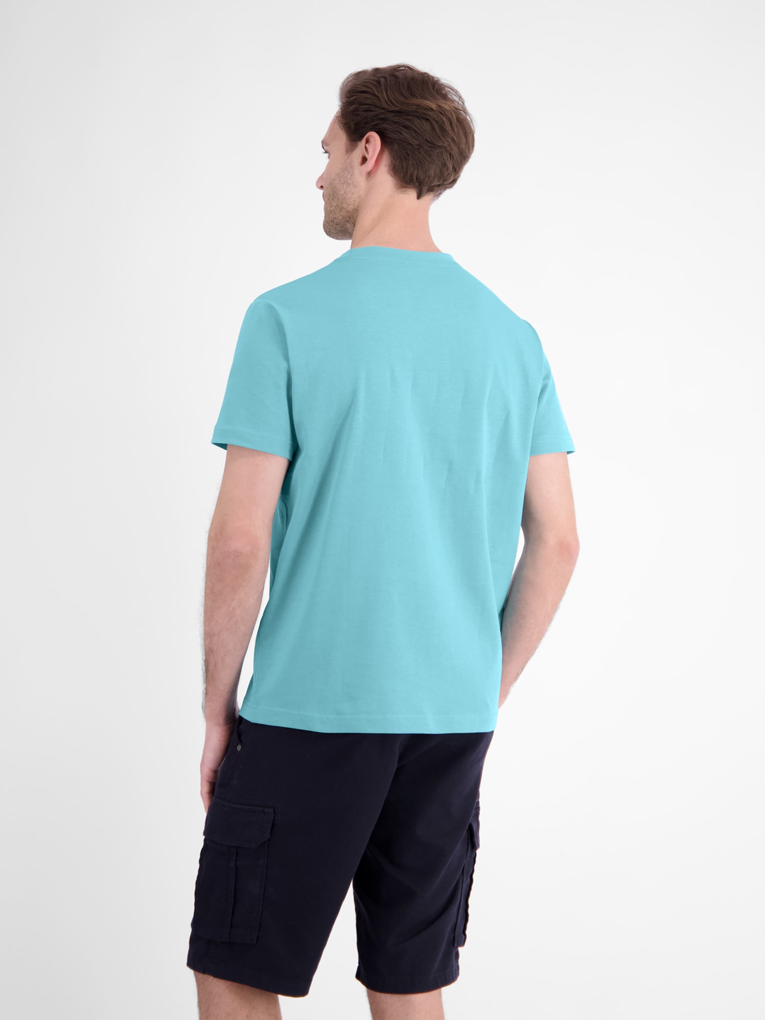 LERROS T-Shirt »Baumwoll-T-Shirt mit bequemem Rundhalsausschnitt und Print«