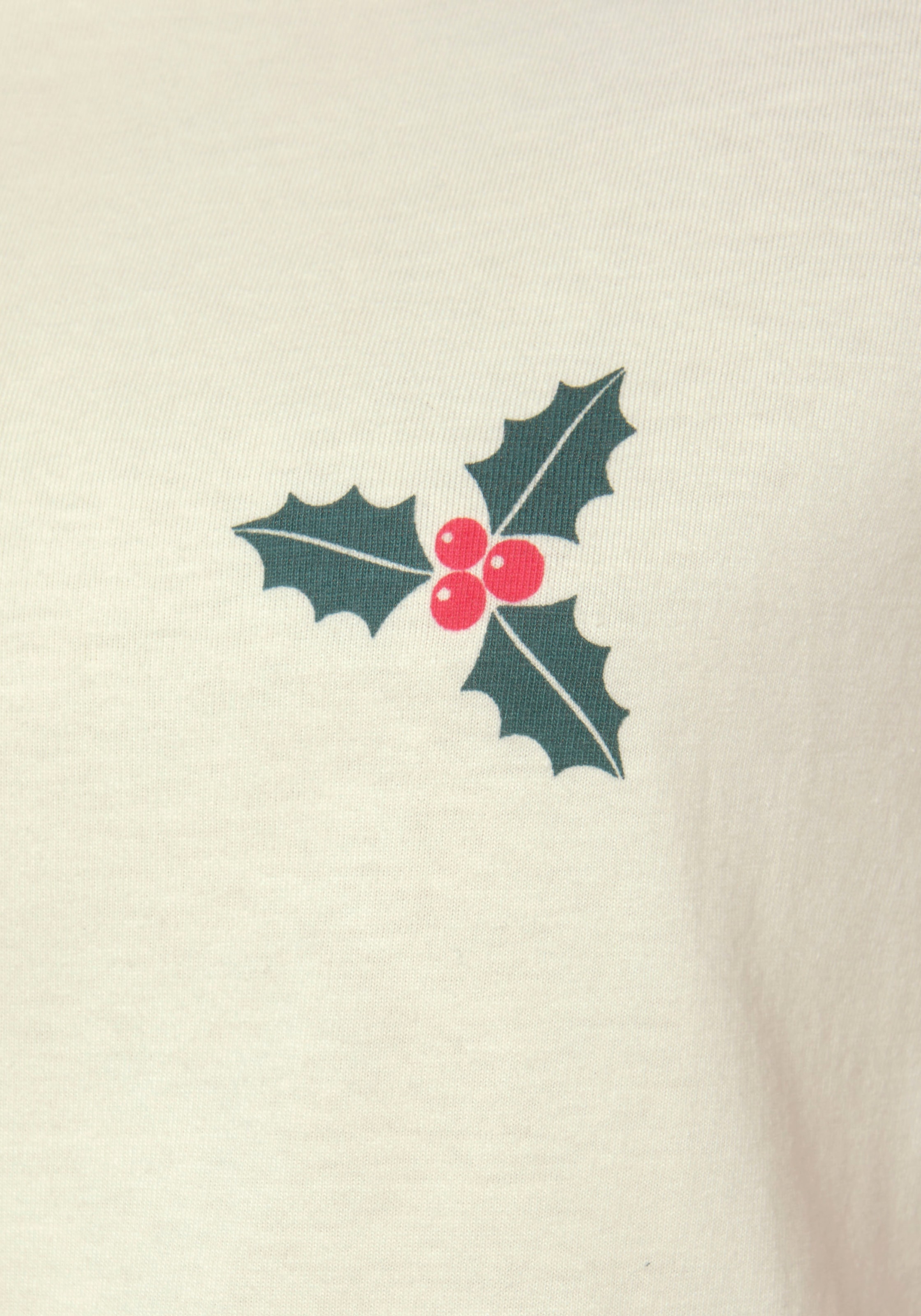 LASCANA Schlafanzug, mit winterlichen Motiven