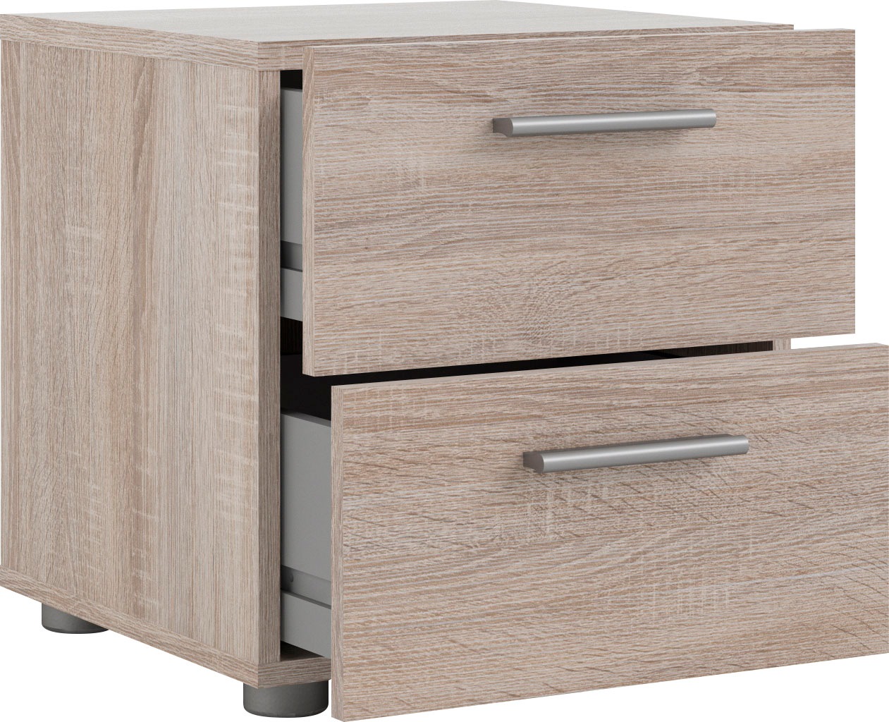 INOSIGN Nachtkommode »Pepe, Nachttisch, Nachtschrank, Beistelltisch,«, mit 2 Schubläden, Breite 40, Höhe 42 cm