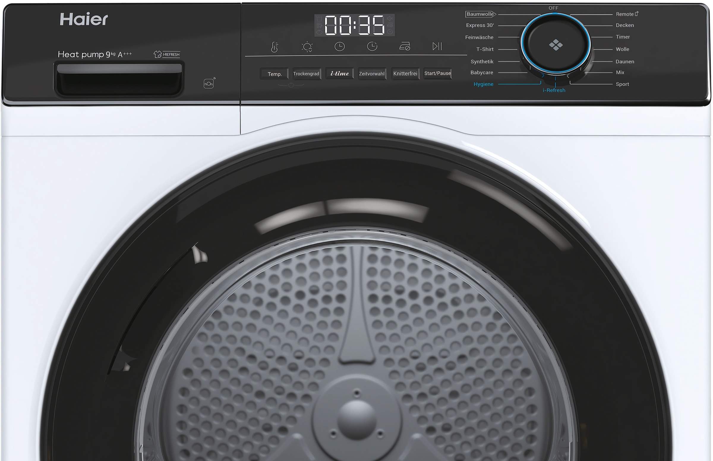 Haier Wärmepumpentrockner »HD91-A3939E«, 9 kg, 9 kg, A+++, Extra Hygiene-Funktion, i-Refresh-Dampfprogramm