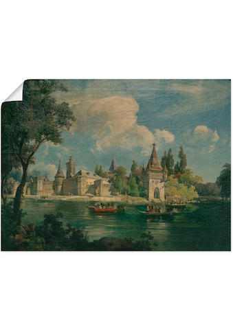 Kunstdruck »Schloss Laxenburg«, Gebäude, (1 St.)