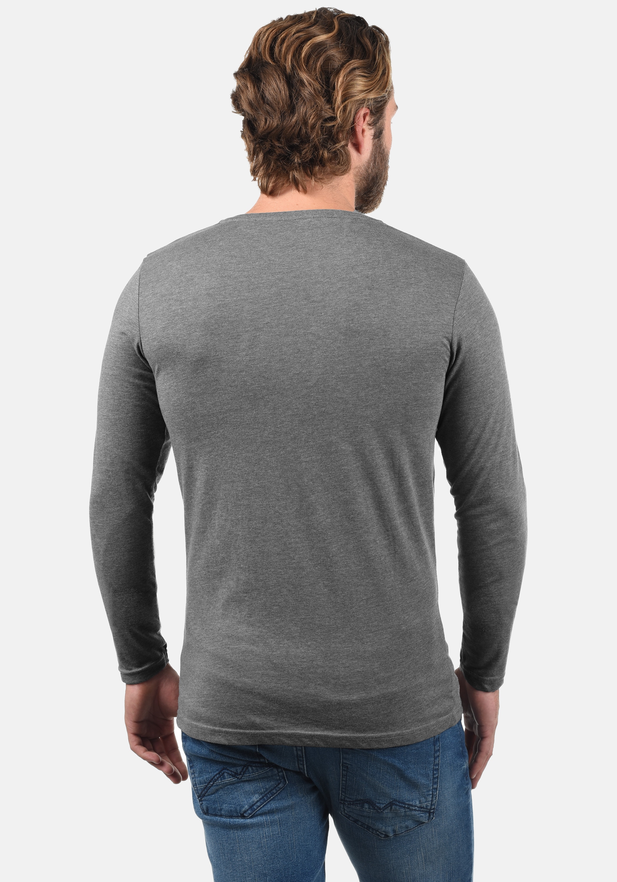 !Solid V-Ausschnitt-Pullover »V-Shirt SDBasil«