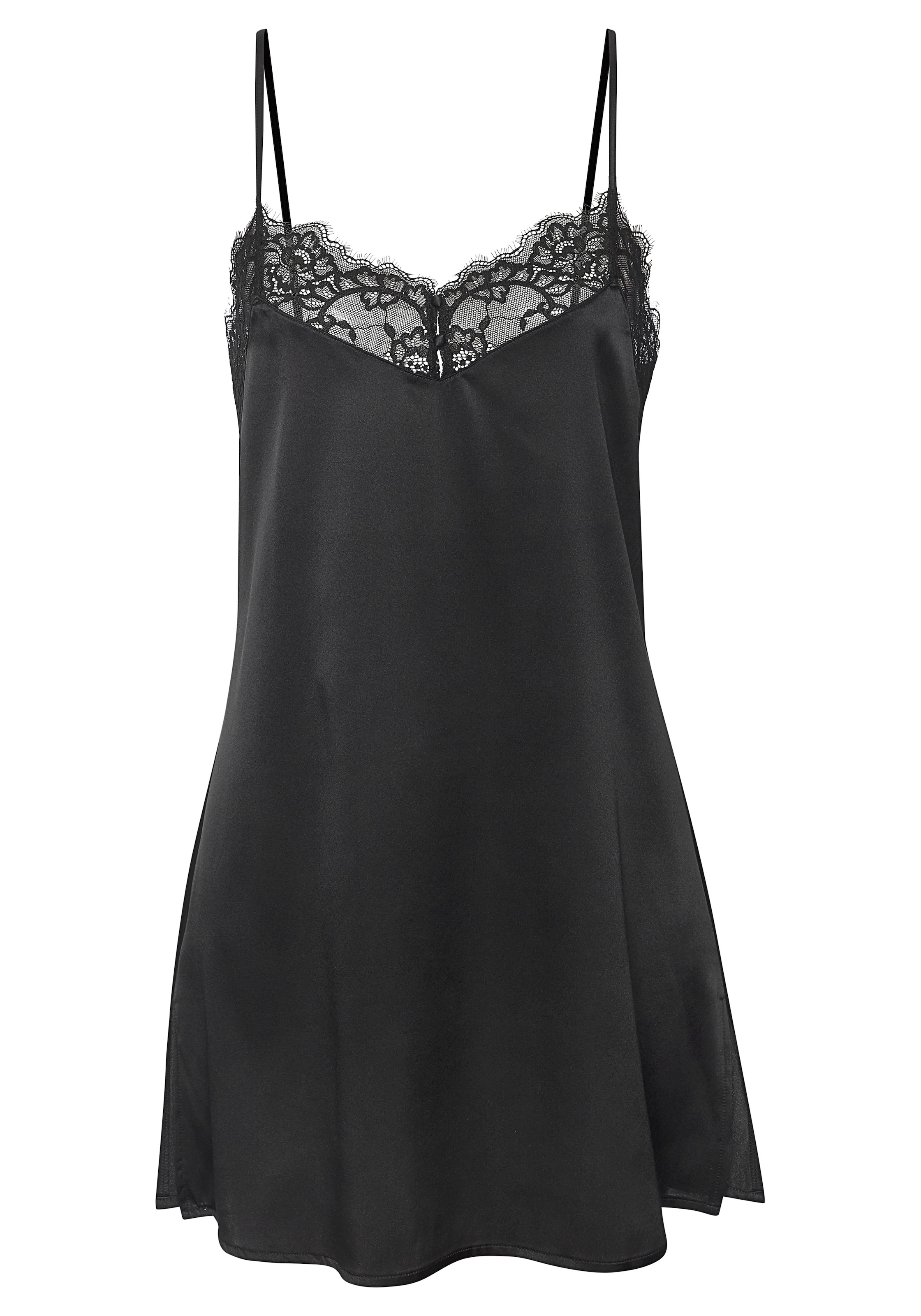 LASCANA Negligé »Alana« aus edler Qualität mit hohem Seidenanteil, sexy Dessous, Reizwäsche