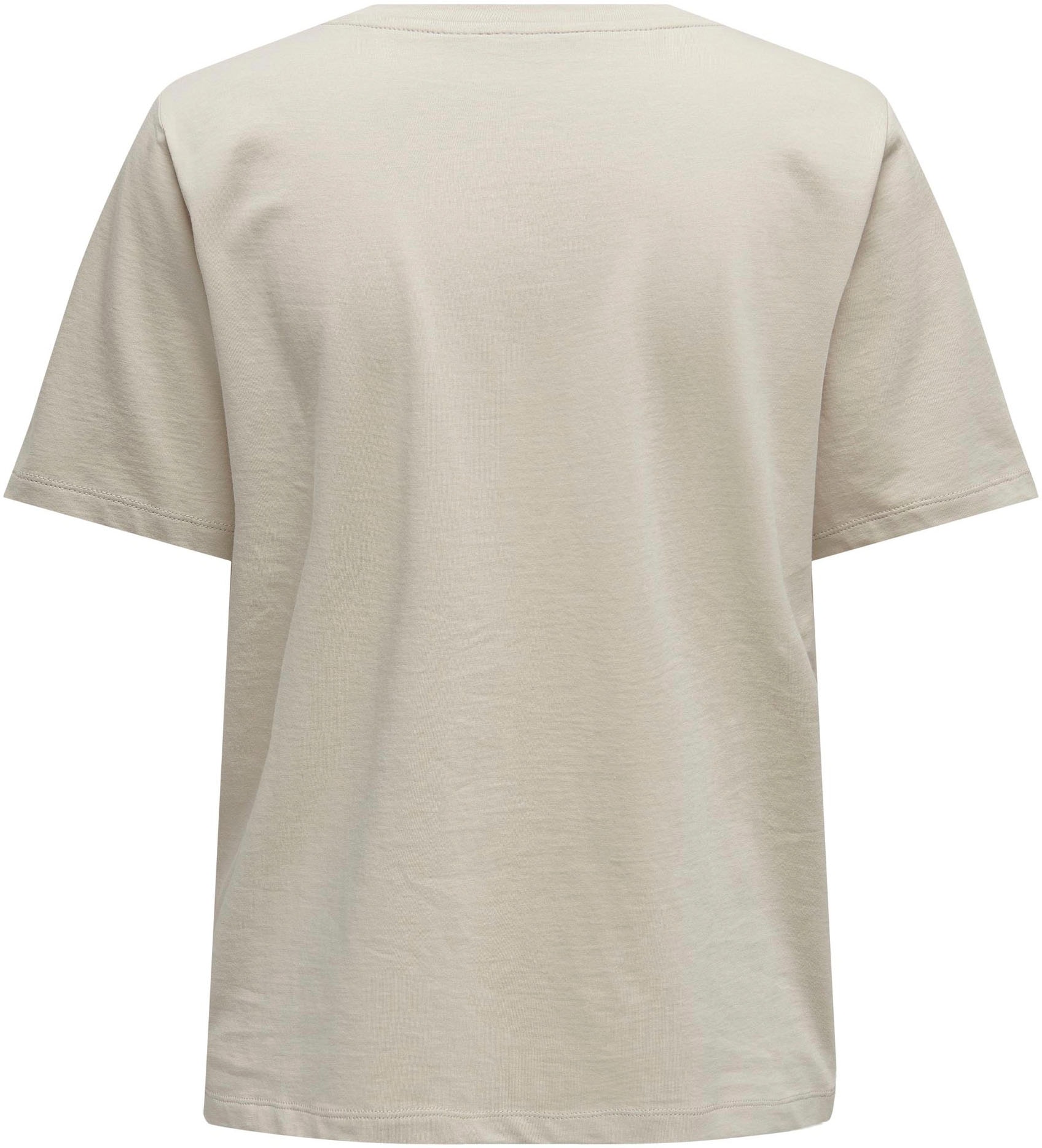 ONLY Kurzarmshirt »ONLONLY – T-Shirt mit Rundhals und klassischem Schnitt«, regular fit, casual, Single Jersey, Baumwolle, Rundhals