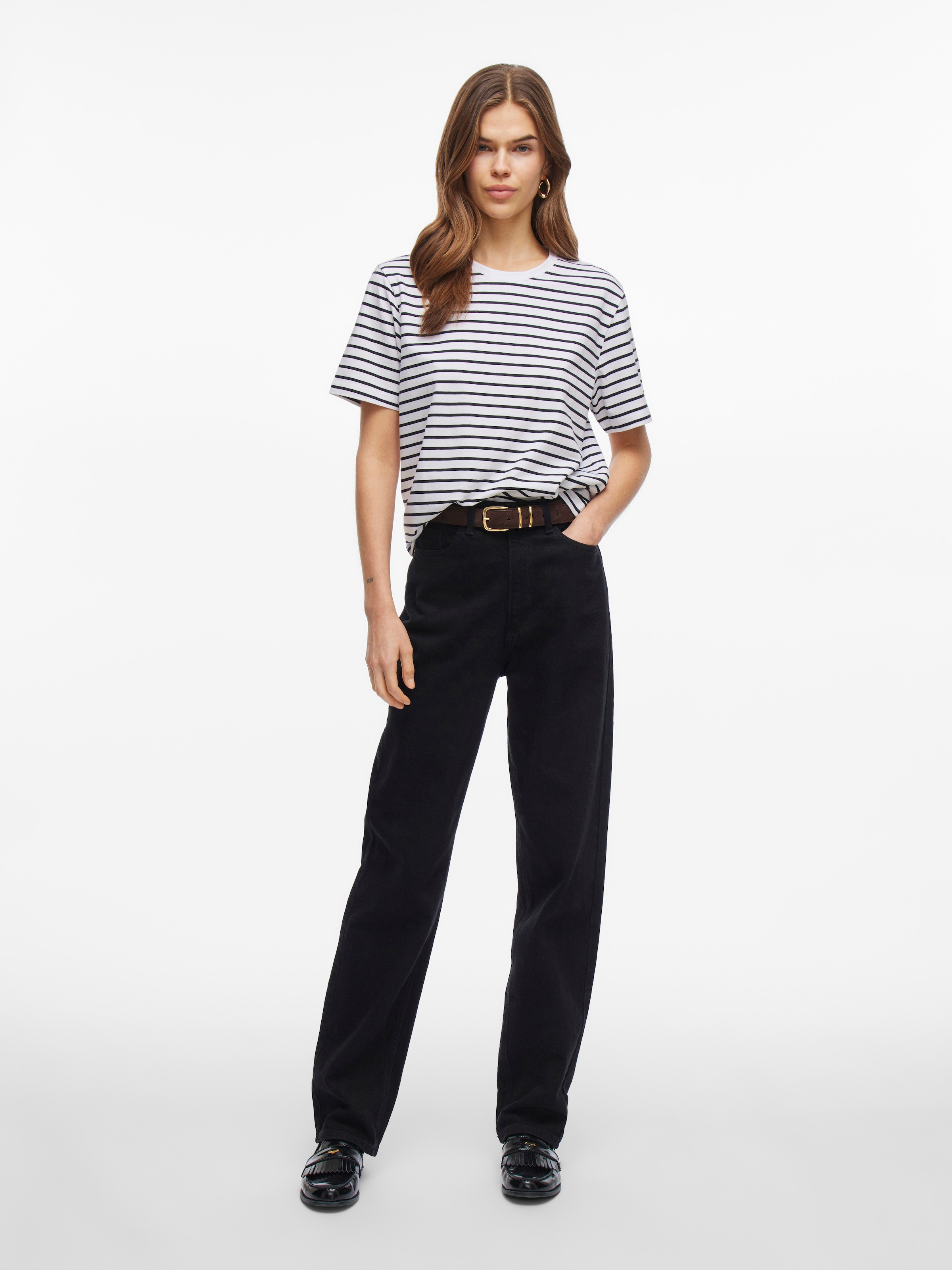 Vila Kurzarmshirt »VINORA S/S YD T-SHIRT - NOOS«