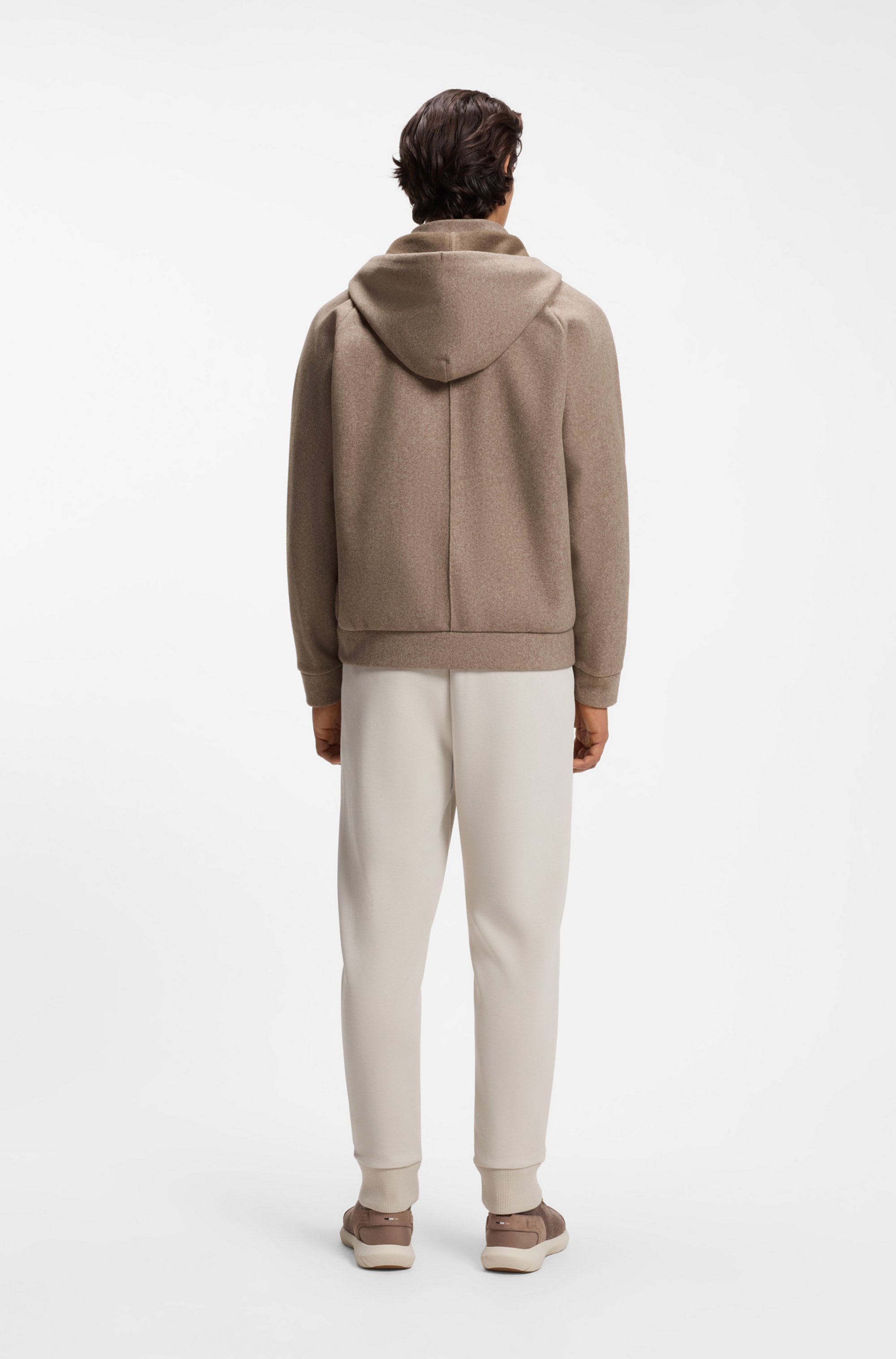 BOSS GREEN Outdoorjacke »SW Transit« mit Kapuze Kapuze mit Kordelzug, Relaxed Fit, 2-Wege-Zipper