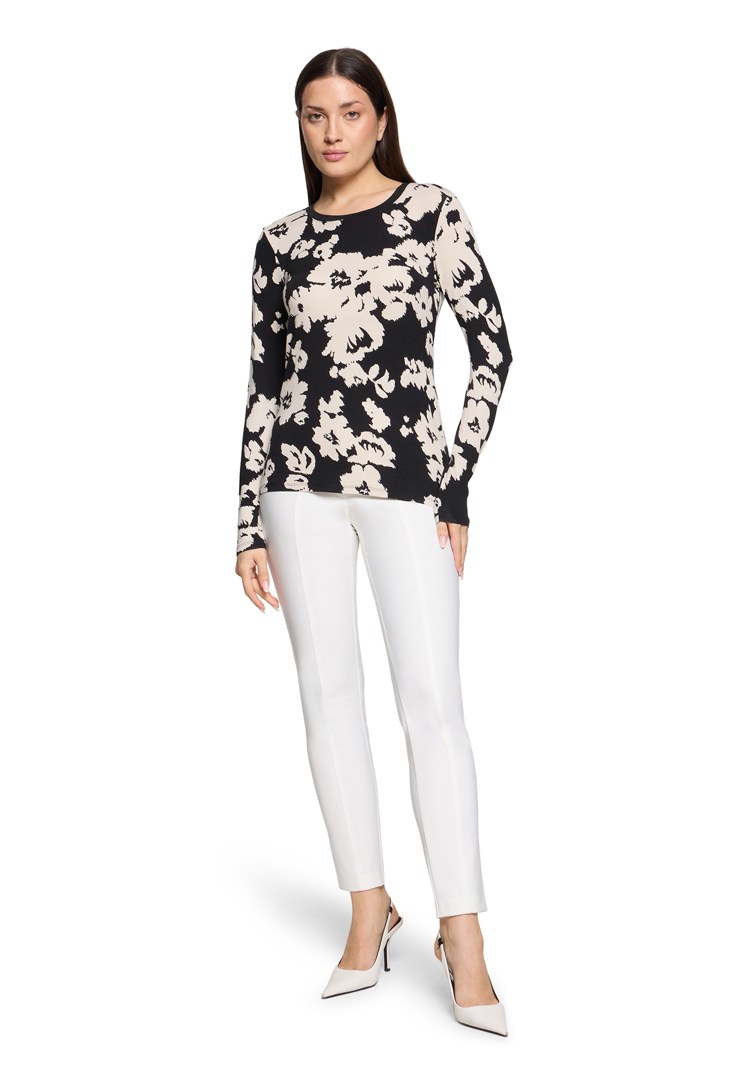 Betty Barclay Langarmshirt »Basic Shirt mit Rippbündchen«