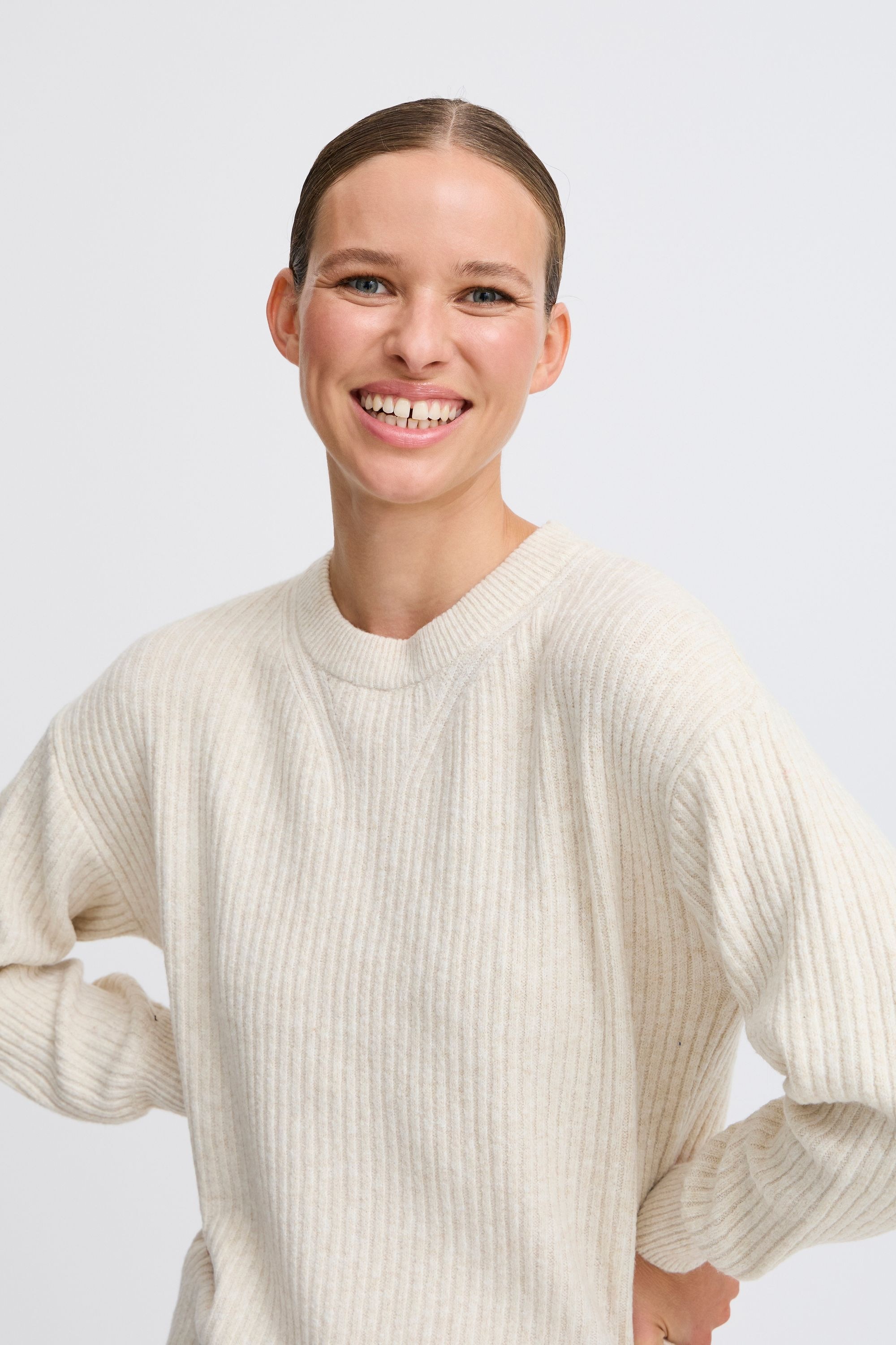 b.young Strickfleece-Pullover »Strickpullover BYOnema«