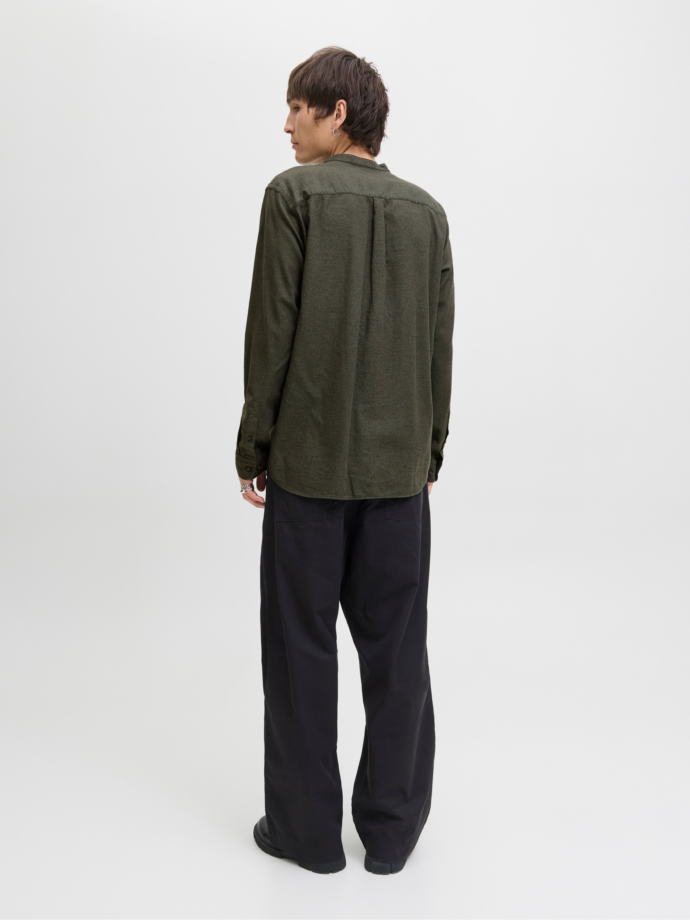 Jack & Jones Langarmhemd »JJEBAND MELANGE SHIRT L/S SN«