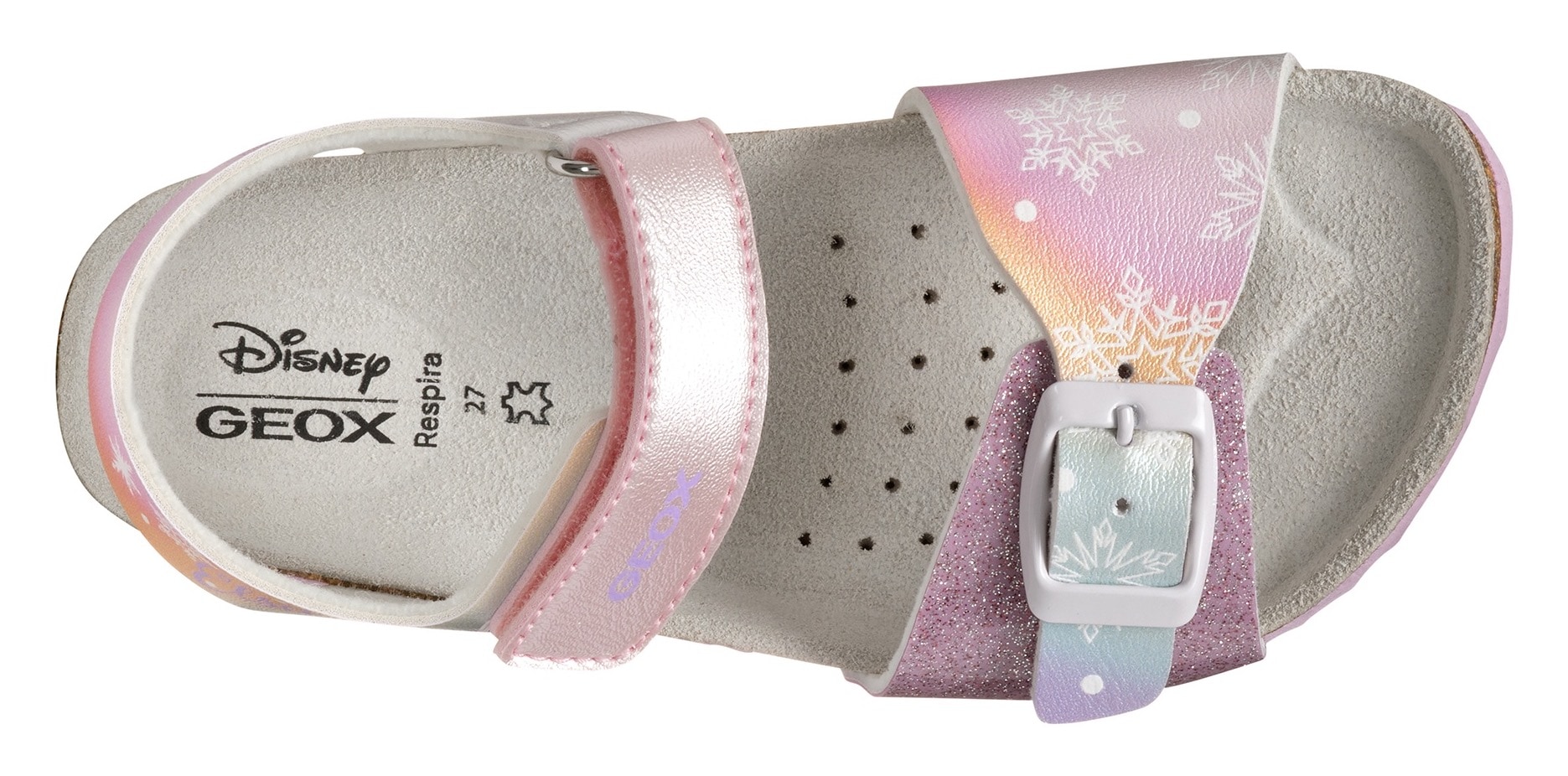 Geox Sandale »J ADRIEL GIRL«, Sommerschuh, Klettschuh mit Elsa-Motiv