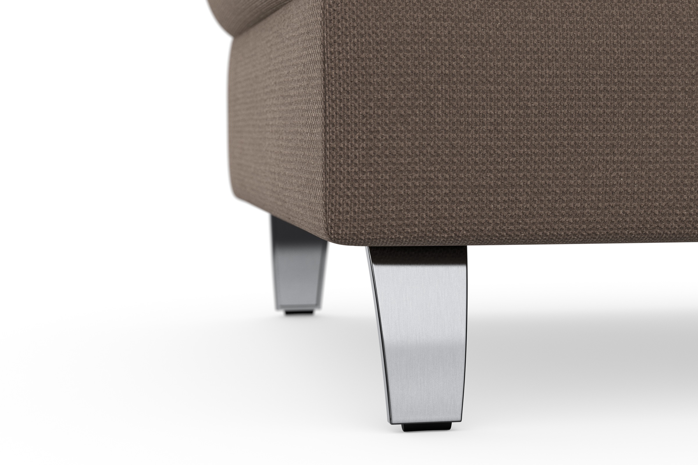 sit&more Stauraumhocker »Grenoble«, mit Stauraum und satinierten Füßen