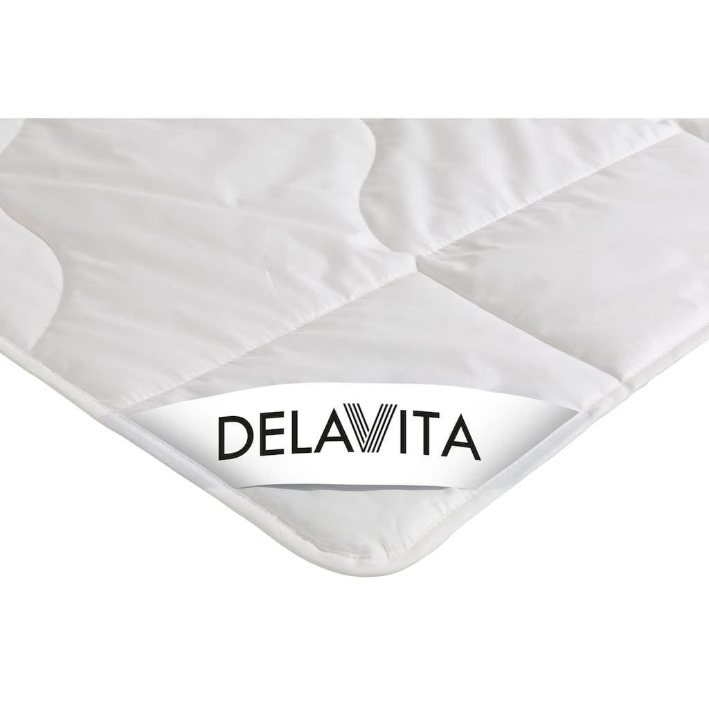 DELAVITA Naturfaserbettdecke »Tencel«, leicht, Füllung Lyocell (Tencel™) & Polyester, Bezug Beste Klimatisierung und Nachhaltigkeit, (1 St.)