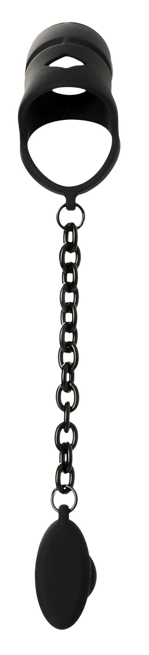 BLACK VELVETS Anal-Stimulator »Peniskäfig mit Analplug Cock cage with butt plug« ()