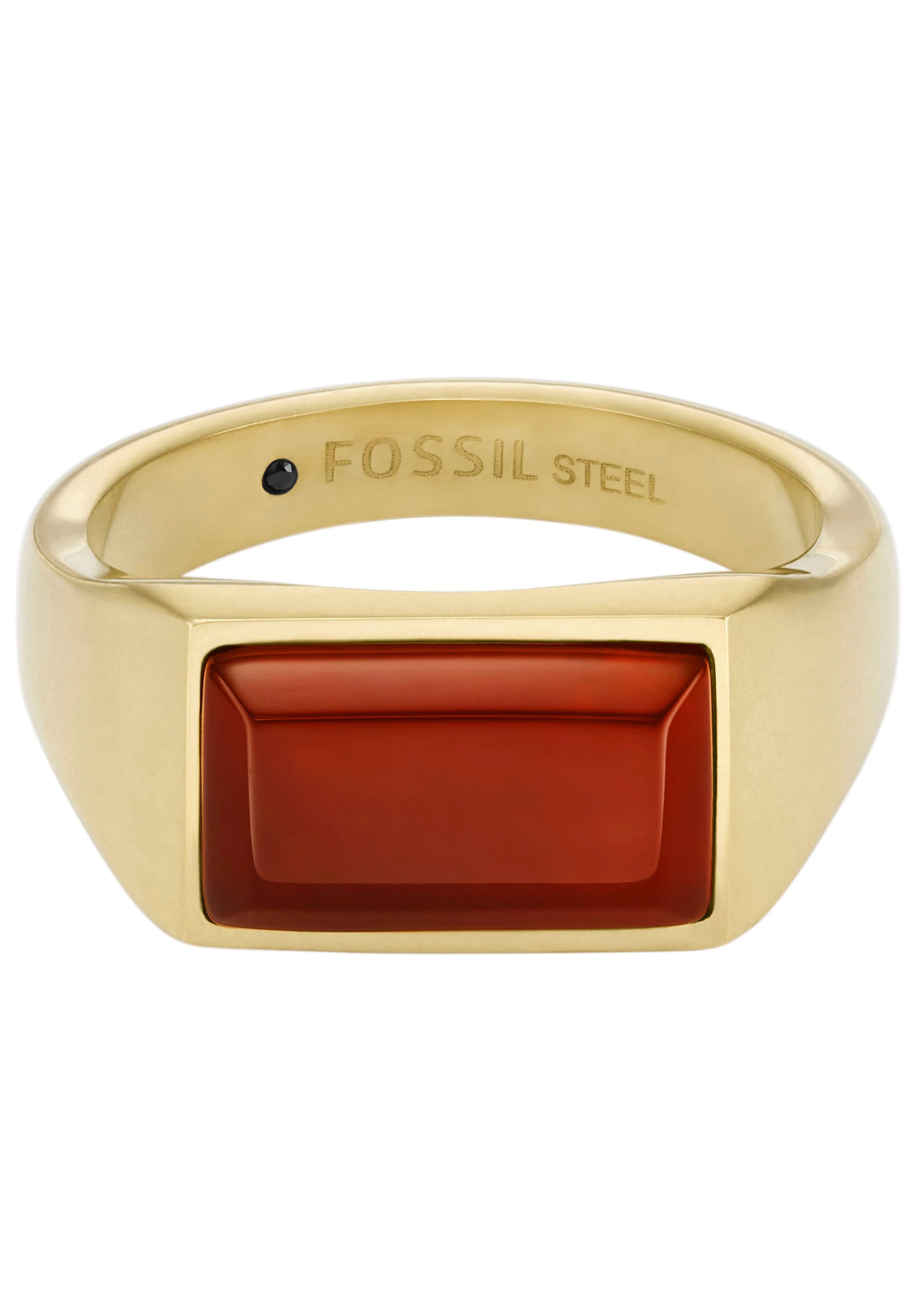 Fossil Fingerring »JEWELRY ALL STACKED UP, JF04603040, JF04605710«, mit Agate