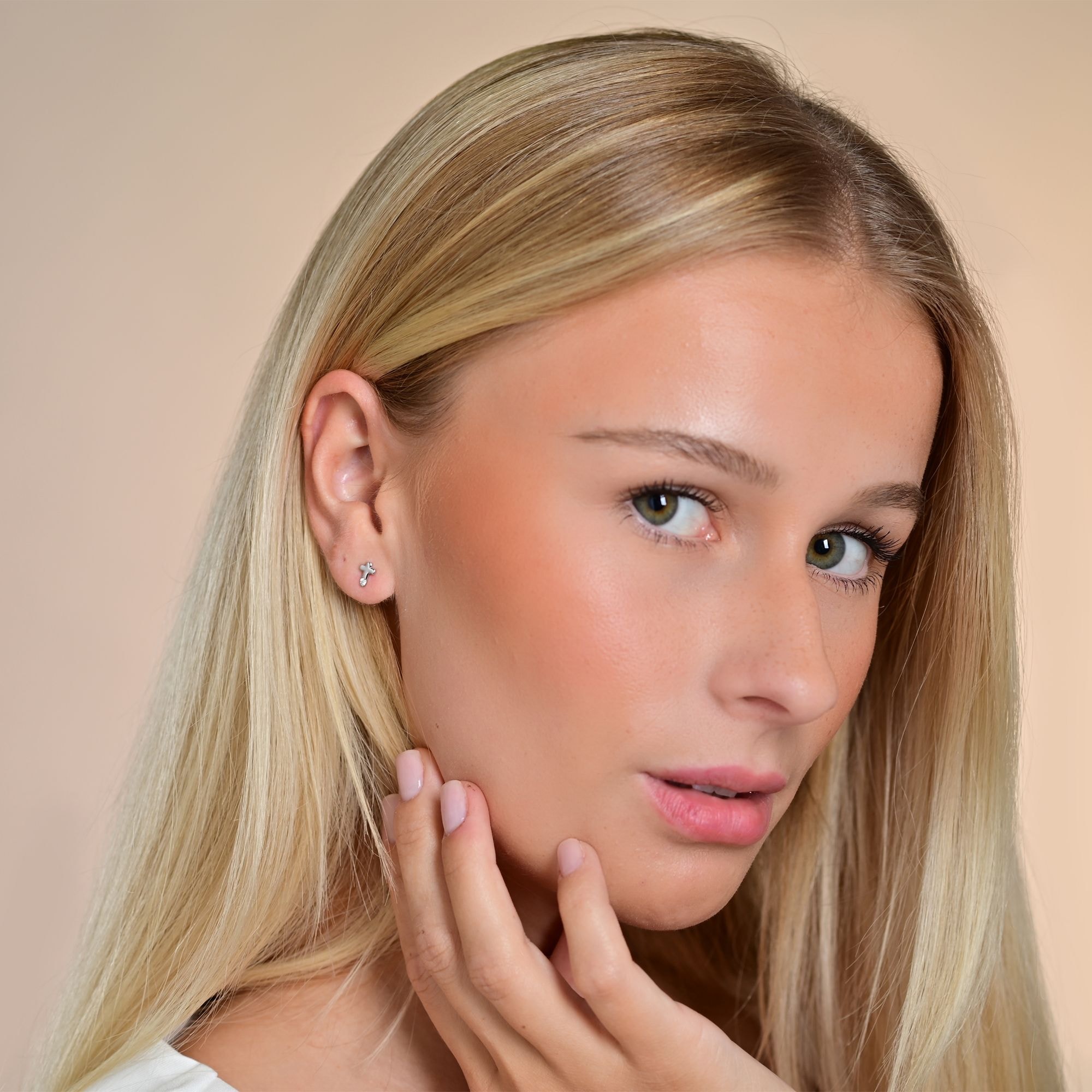 Adelia´s Paar Ohrstecker »Damen Ohrringe ¿ Ohrstecker aus 925 Silber«