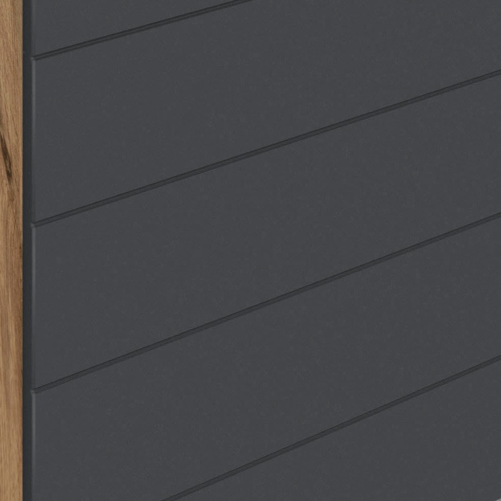 KOCHSTATION Apothekerschrank »KS-Luhe«, 30 cm breit, hochwertige MDF-Fronten mit waagerechter Lisene