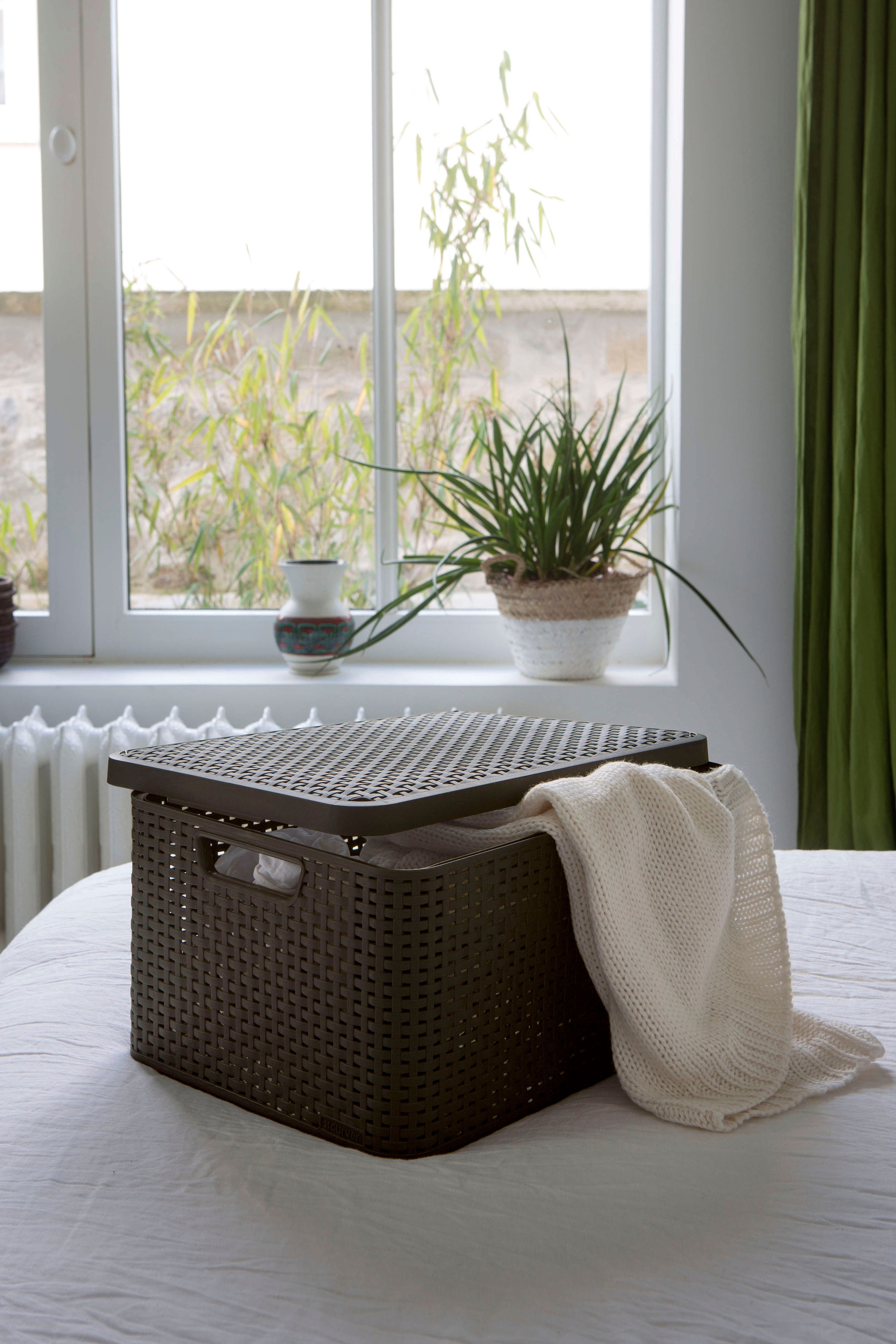 Curver Organizer »Style Box L+M+S« Aufbewahrungsbox, stapelbar mit und ohne Deckel