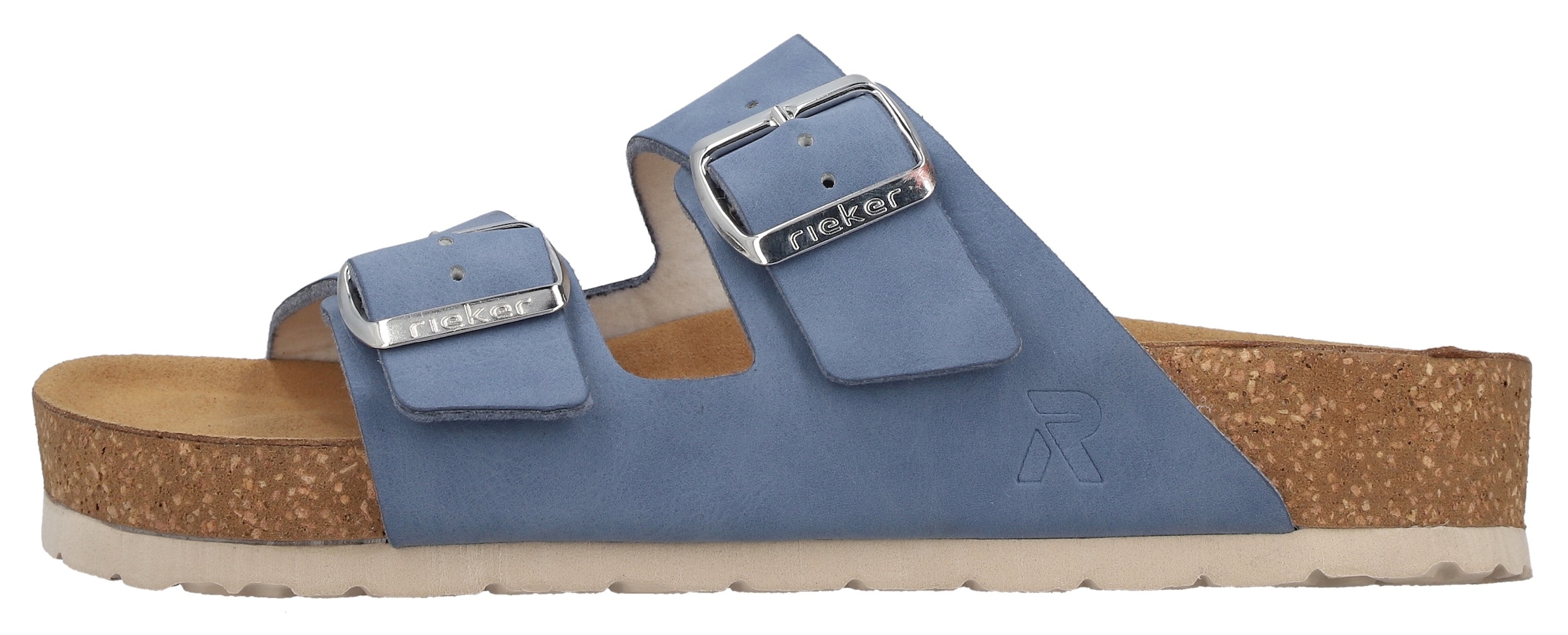 Rieker Pantolette  Sommerschuh, Strandschuh, Hausschuh mit verstellbaren Schnallen