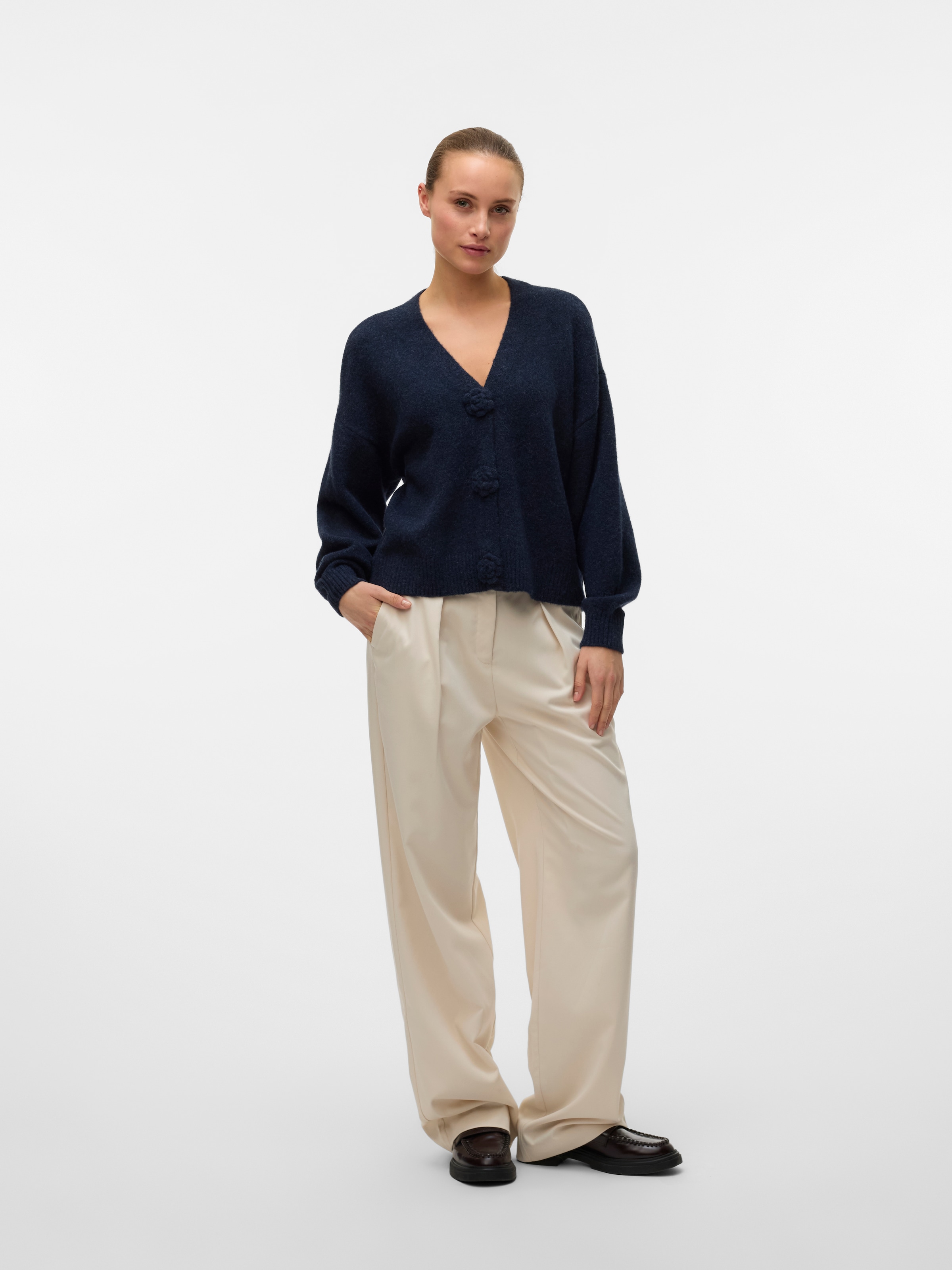 Vero Moda Strickjacke »VMCECILY LS V-NECK CARDIGAN GA«