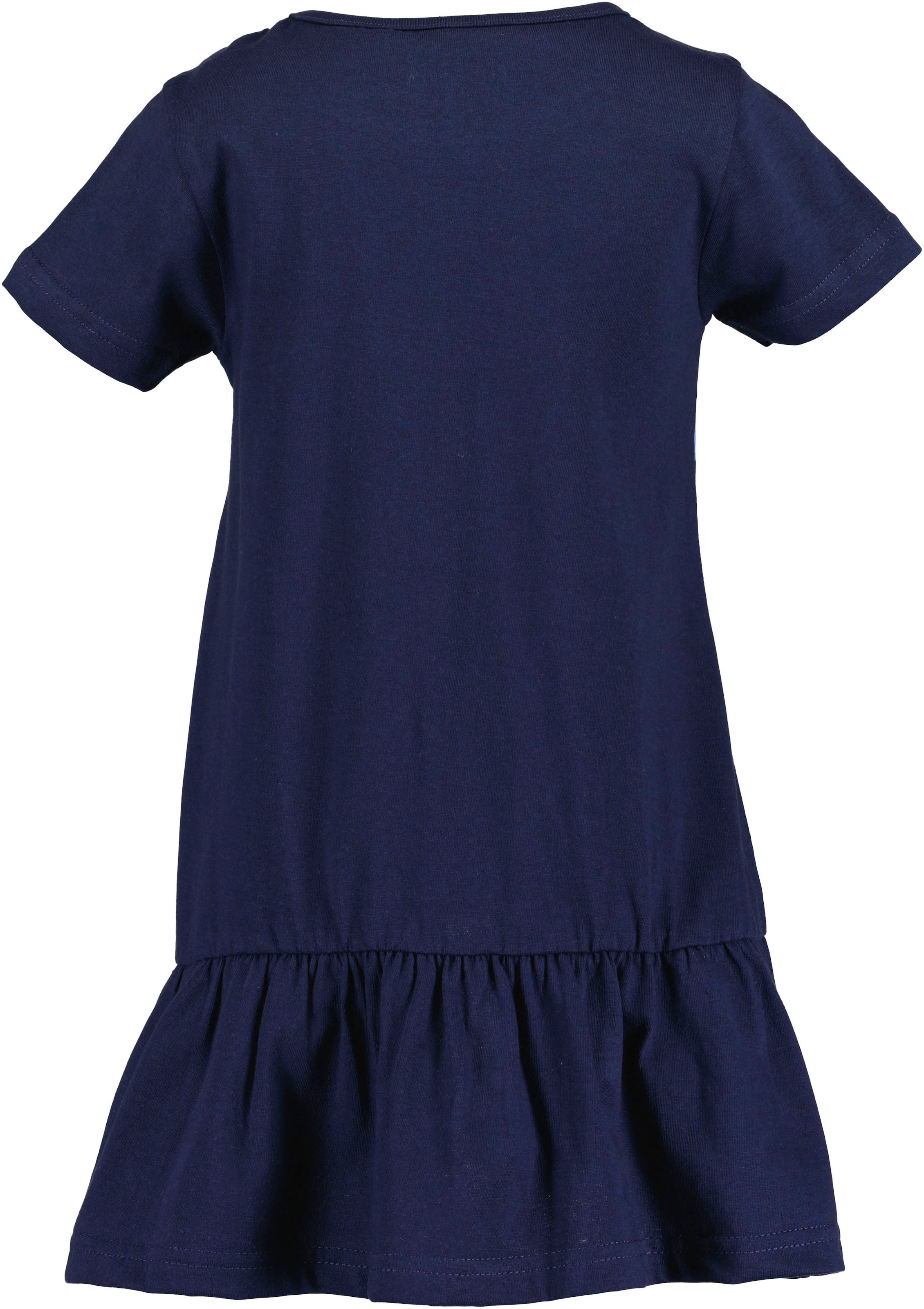 Blue Seven Jerseykleid 1 tlg. tlg. mit großem Frontmotiv  mit Pailletten