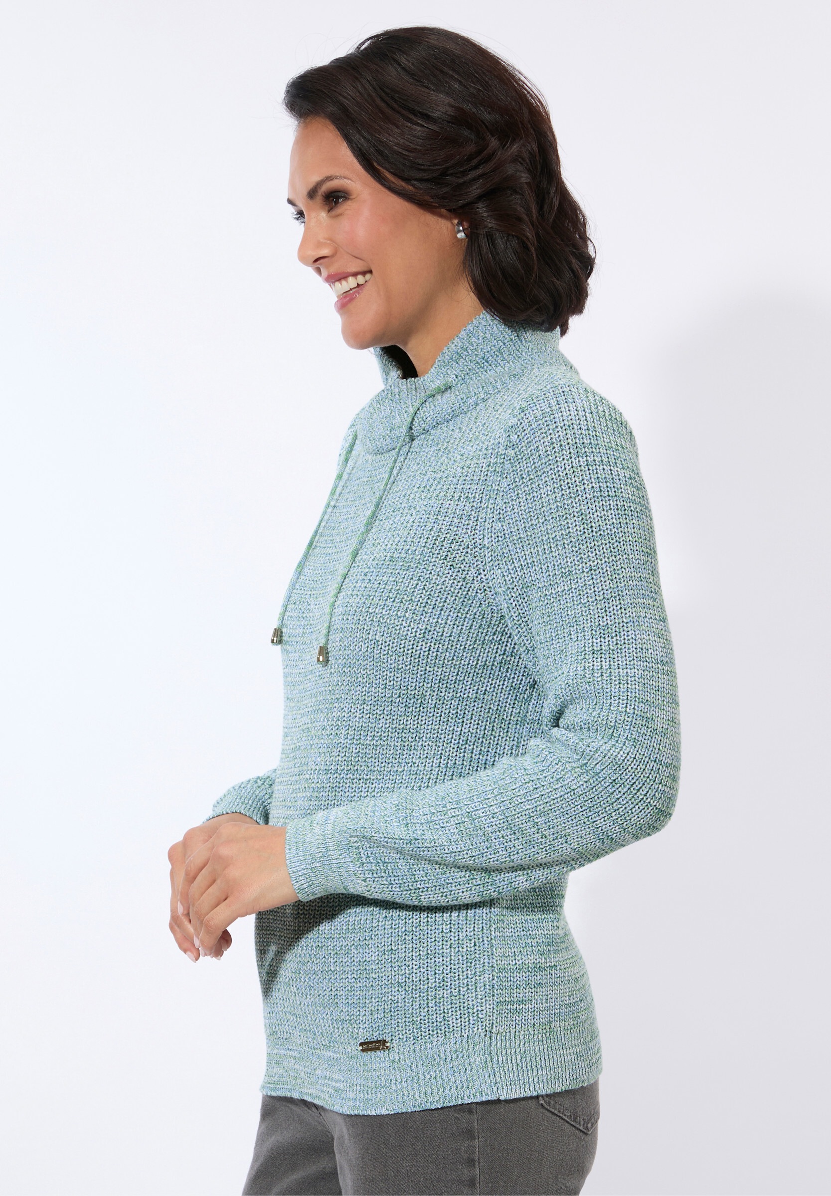 Witt Strickpullover »Stehkragen-Pullover Stehkragenpullover in Melange-Optik«