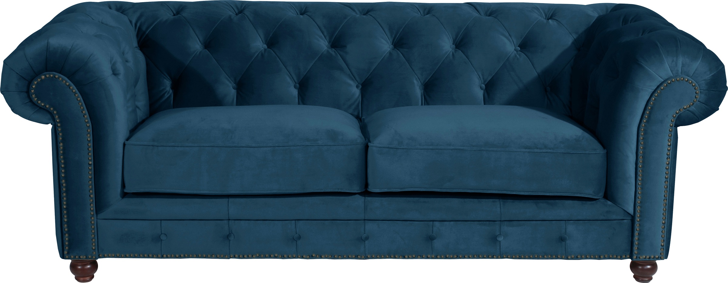 Max Winzer® Polstergarnitur »Old England Chesterfield, hochwertig und elegant«, (3 tlg.), mit edler Knopfheftung, 3-tlg.