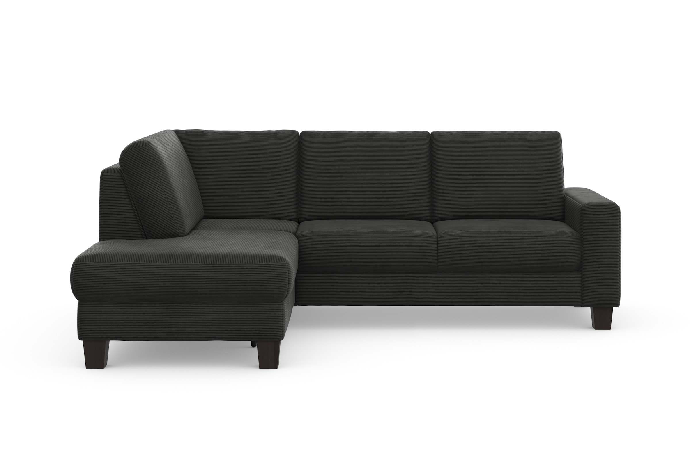 Home affaire Ecksofa »Summer L-Form« mit Ottomane, mit oder ohne Bettfunktion und Bettkasten, Cord-Bezug
