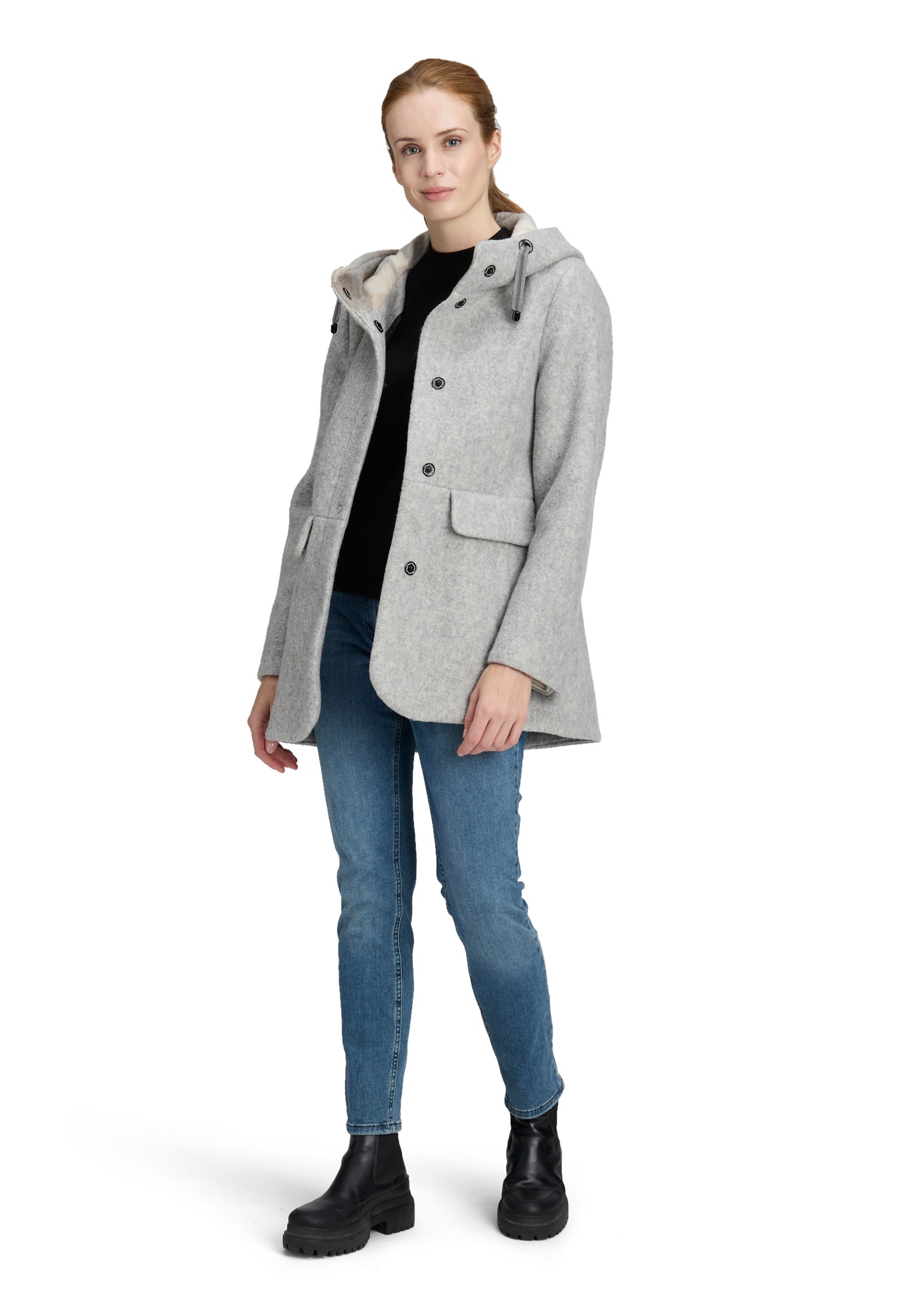 Amber & June Winterjacke »Winterjacke mit Kapuze«