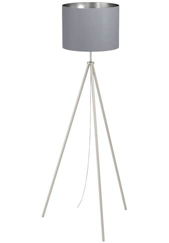 EGLO LED Stehlampe »Scigliati«, E27, 1 St., Warmweiß, nickel-matt / Ø34 x H144 cm /... kaufen
