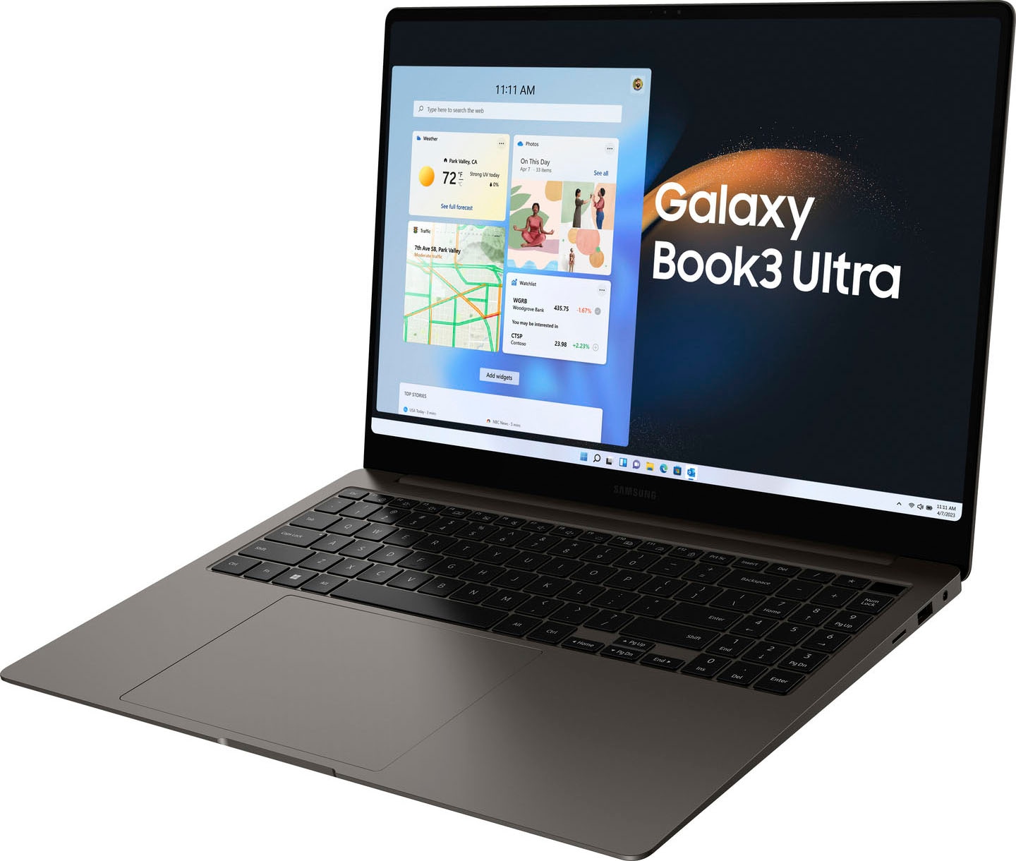 Samsung Notebook »Galaxy Book3 Ultra«, 40,62 cm, / 16 Zoll, Intel, Core i7, GeForce RTX 4050, 512 GB SSD