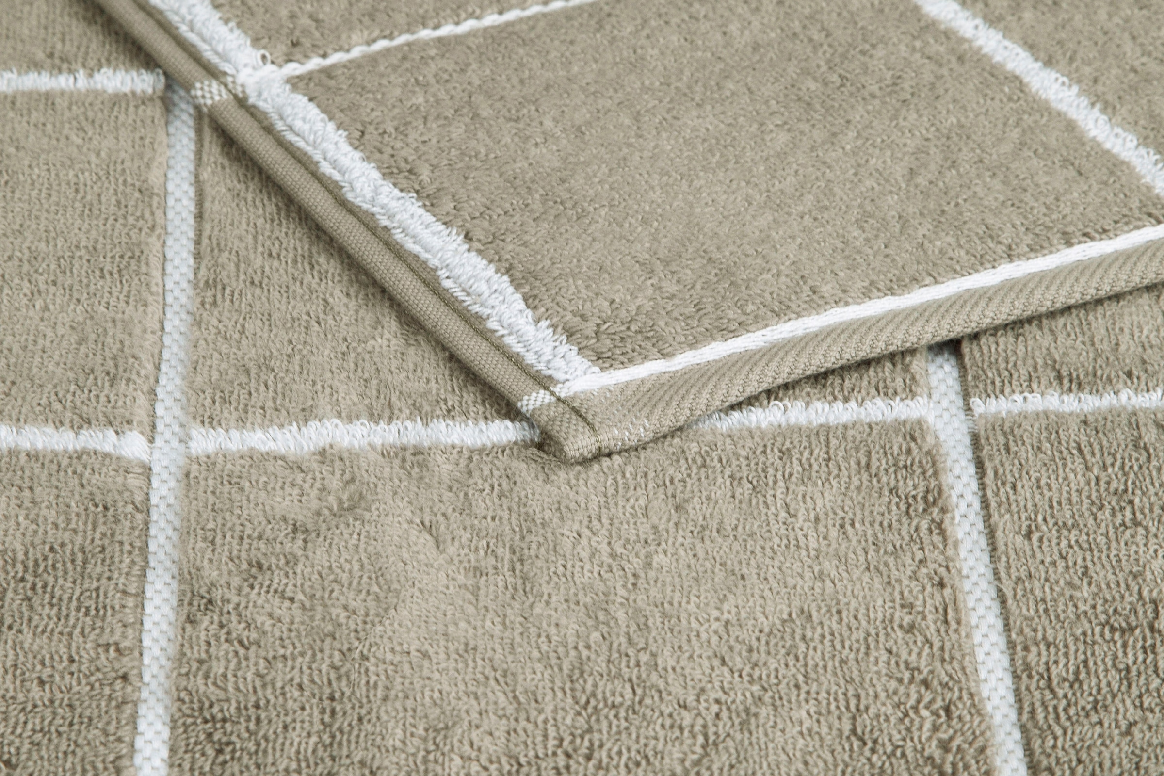 ROSS Duschtuch »Cashmere Überkaro«, (1 St.), 100% Baumwolle, kariert, in modischen Karo Farben