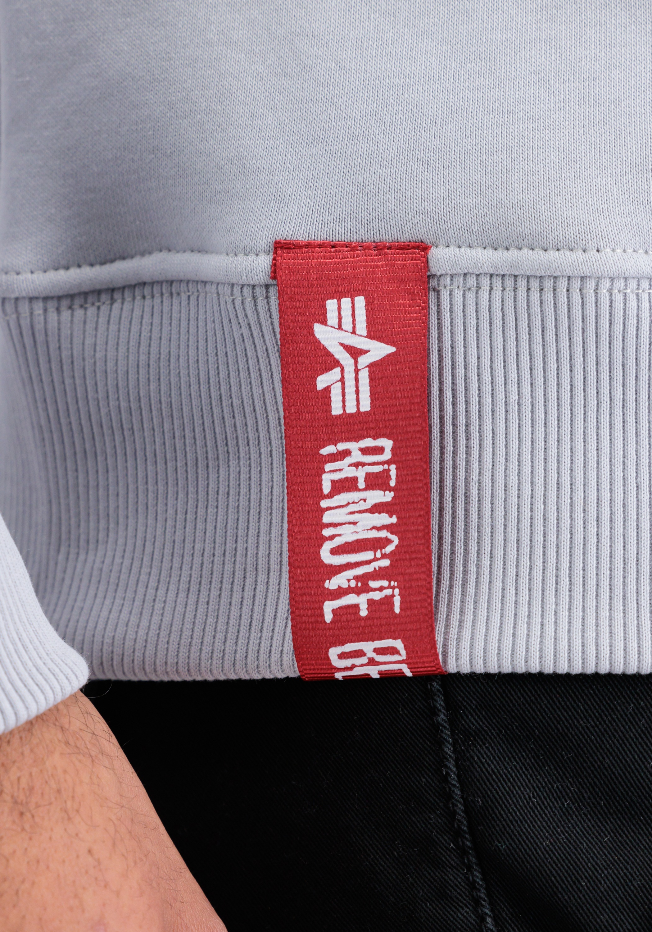 Alpha Industries Sweater »Alpha Industries Men - Sweatshirts Rainbow Refl. Label Sweater«