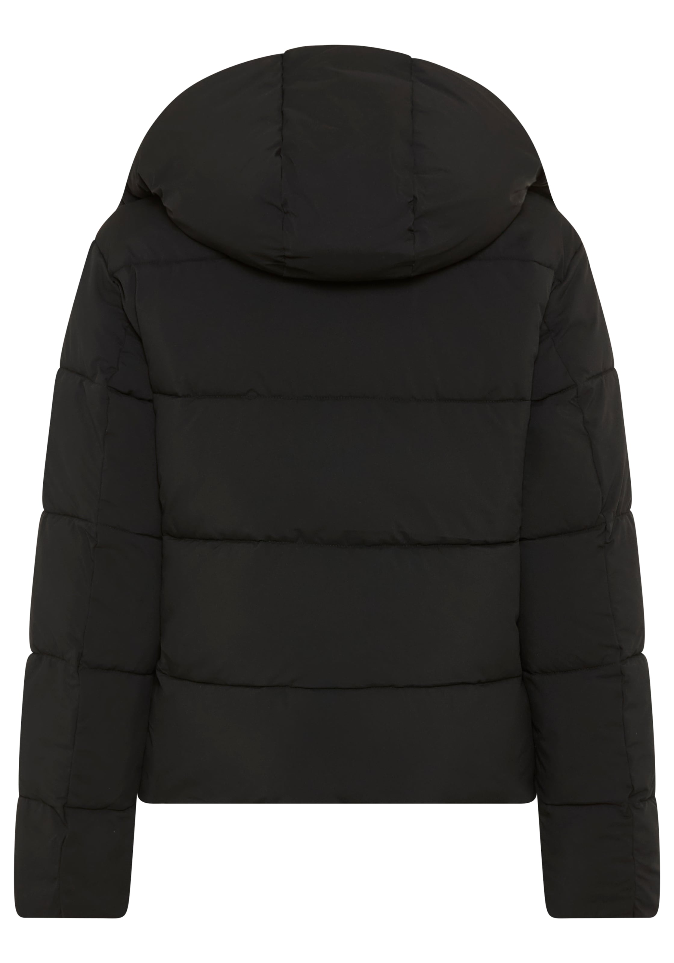 Calvin Klein Jeans Steppjacke, mit Kapuze, Stehkragen, in kurzer Form, abnehmbare Kapuze