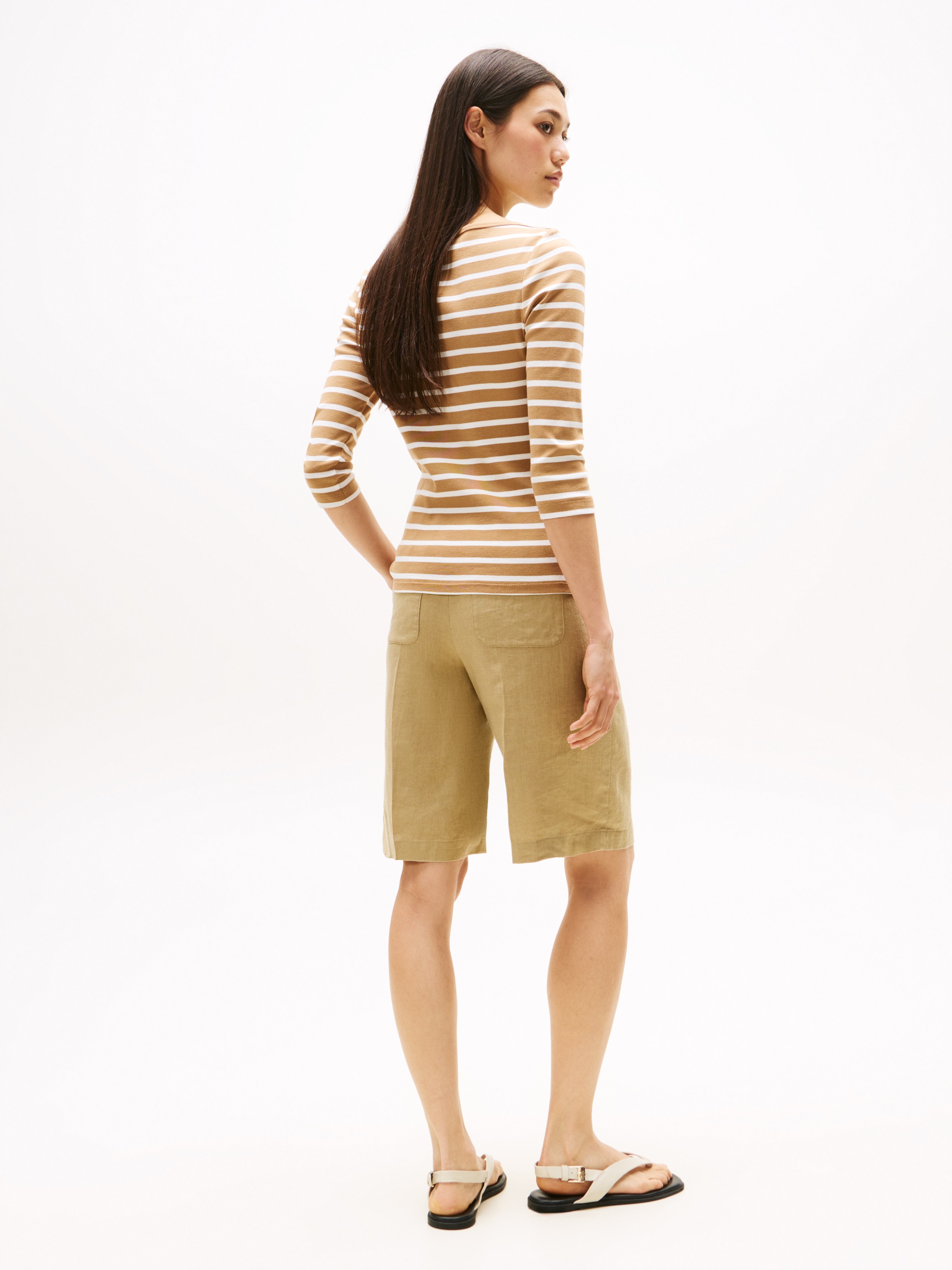 Tommy Hilfiger 3/4-Arm-Shirt »NEW CODY BOAT-NECK« Baumwolle, U-Boot-Ausschnitt, Slim Fit