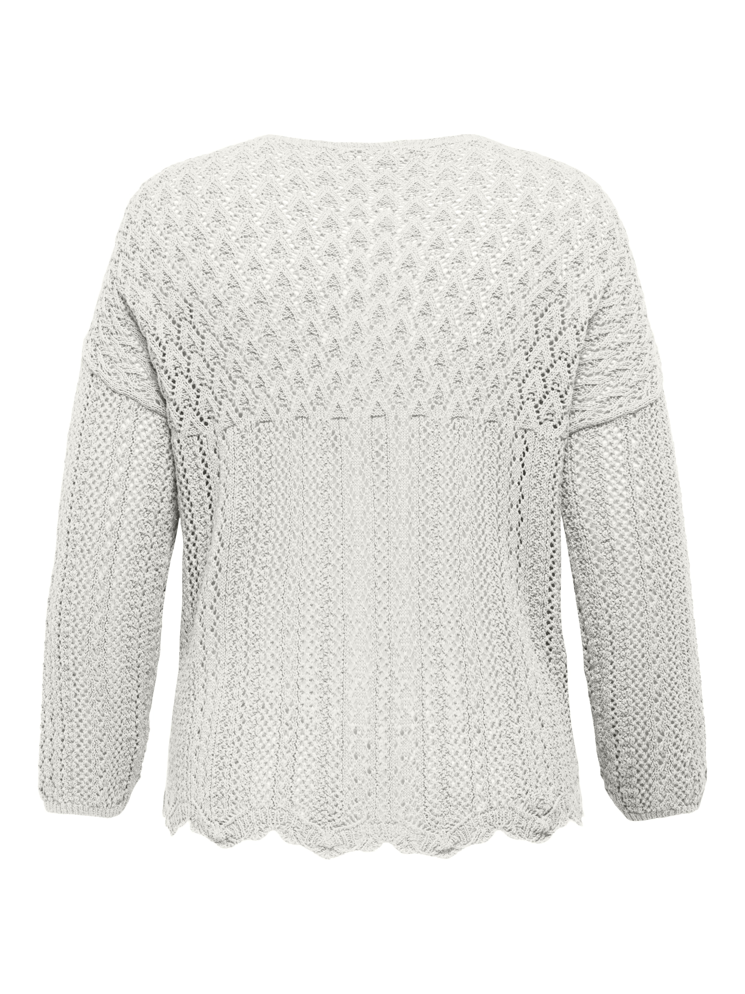 ONLY CARMAKOMA Strickjacke »CARNOLA 7/8 LIFE OPEN CARDIGAN KNT NOOS«