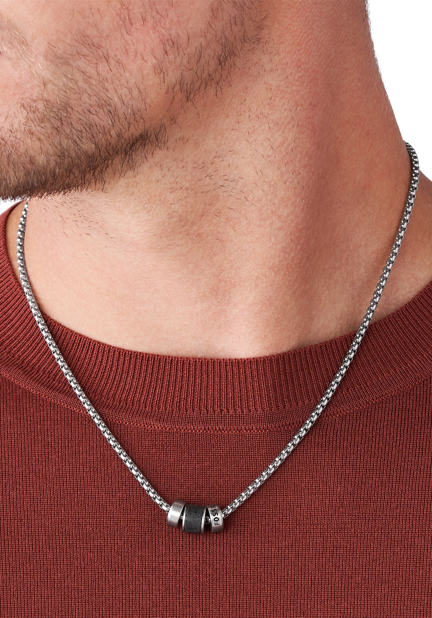 Fossil Kette mit Anhänger »MENS DRESS 