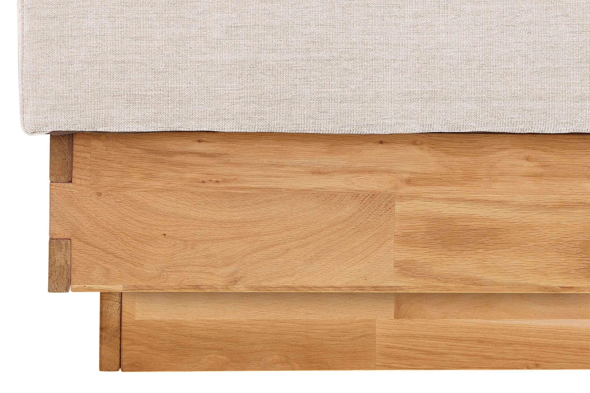 OTTO products Boxspringbett »Jenna«, ohne LED-Beleuchtung, mit zertifizierten, recycelten Bezugsstoffen