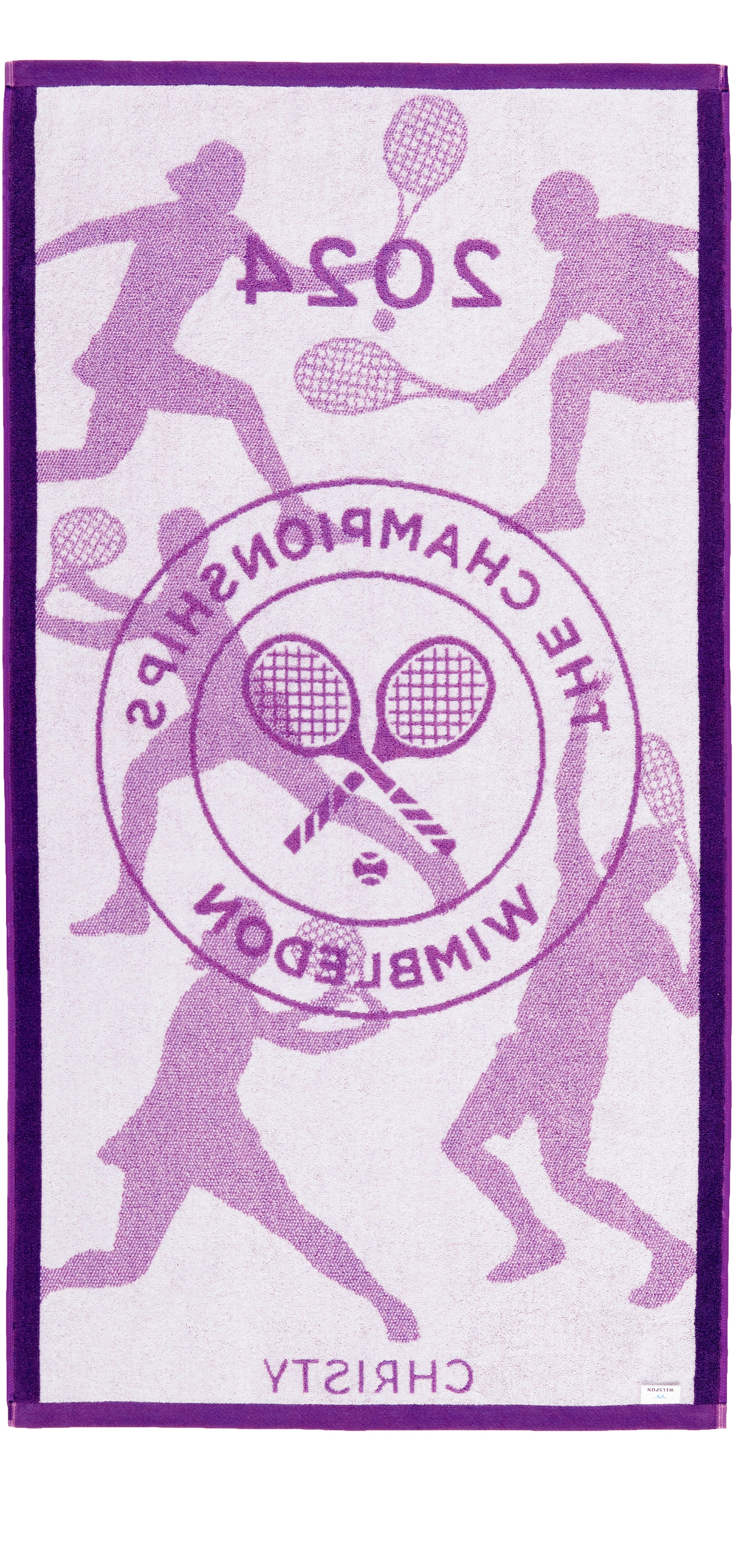 Christy Badetuch »Wimbledon Champ Towel 2024«, (1 St.), Hochwertiges Badetuch aus 100% Baumwolle, 500g/m², 70x133cm, 1 Stck.