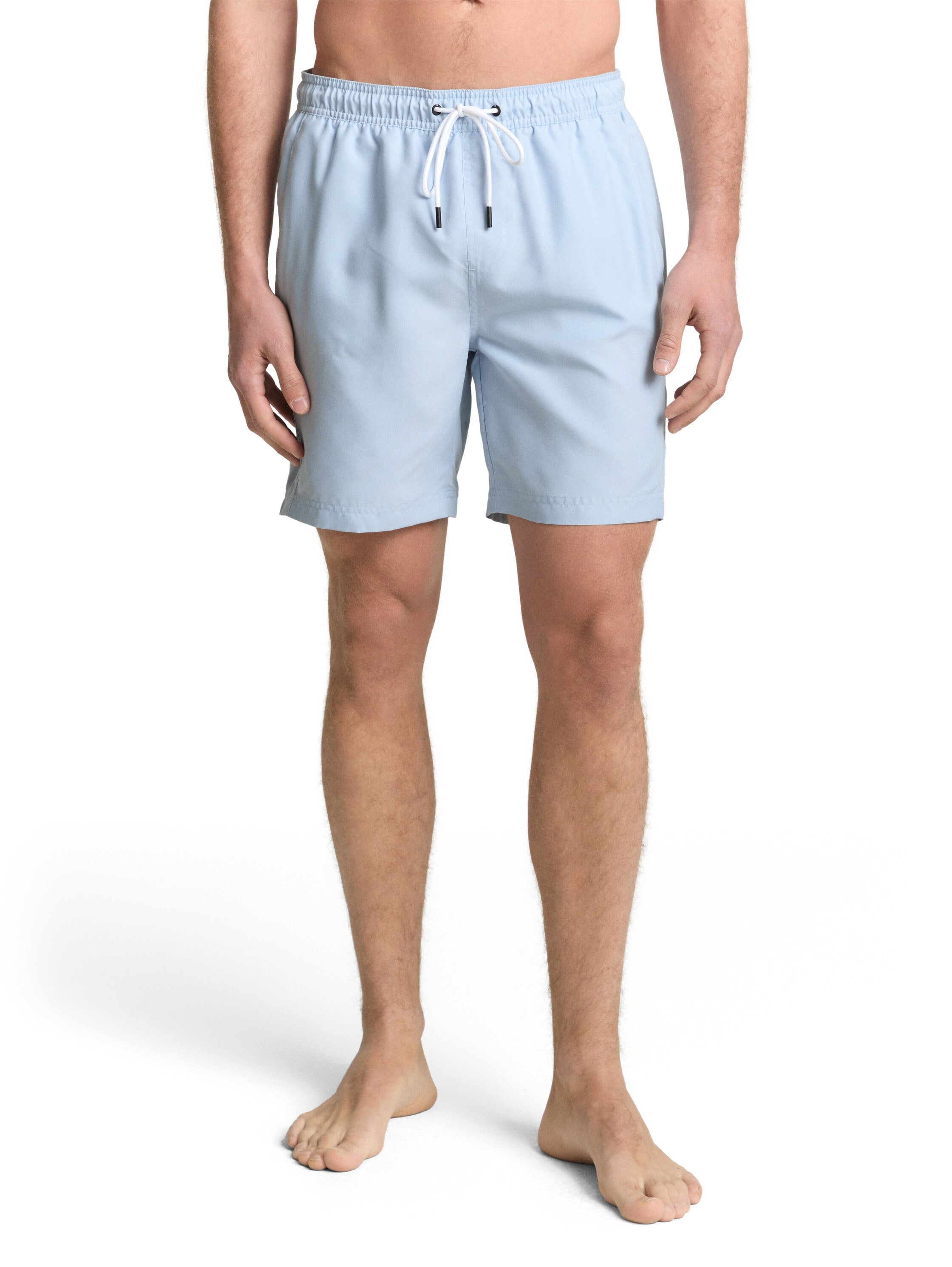TOM TAILOR Denim Badeshorts Schwimmshorts mit Eingrifftaschen und Gummibund