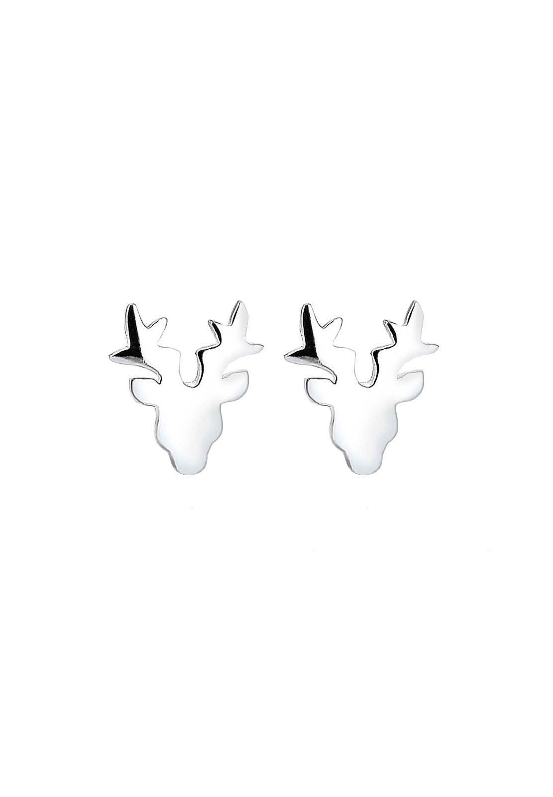 Elli Paar Ohrstecker »Ohrringe Elli Ohrringe Hirsch Christmas Tier Motiv 925 Silber«