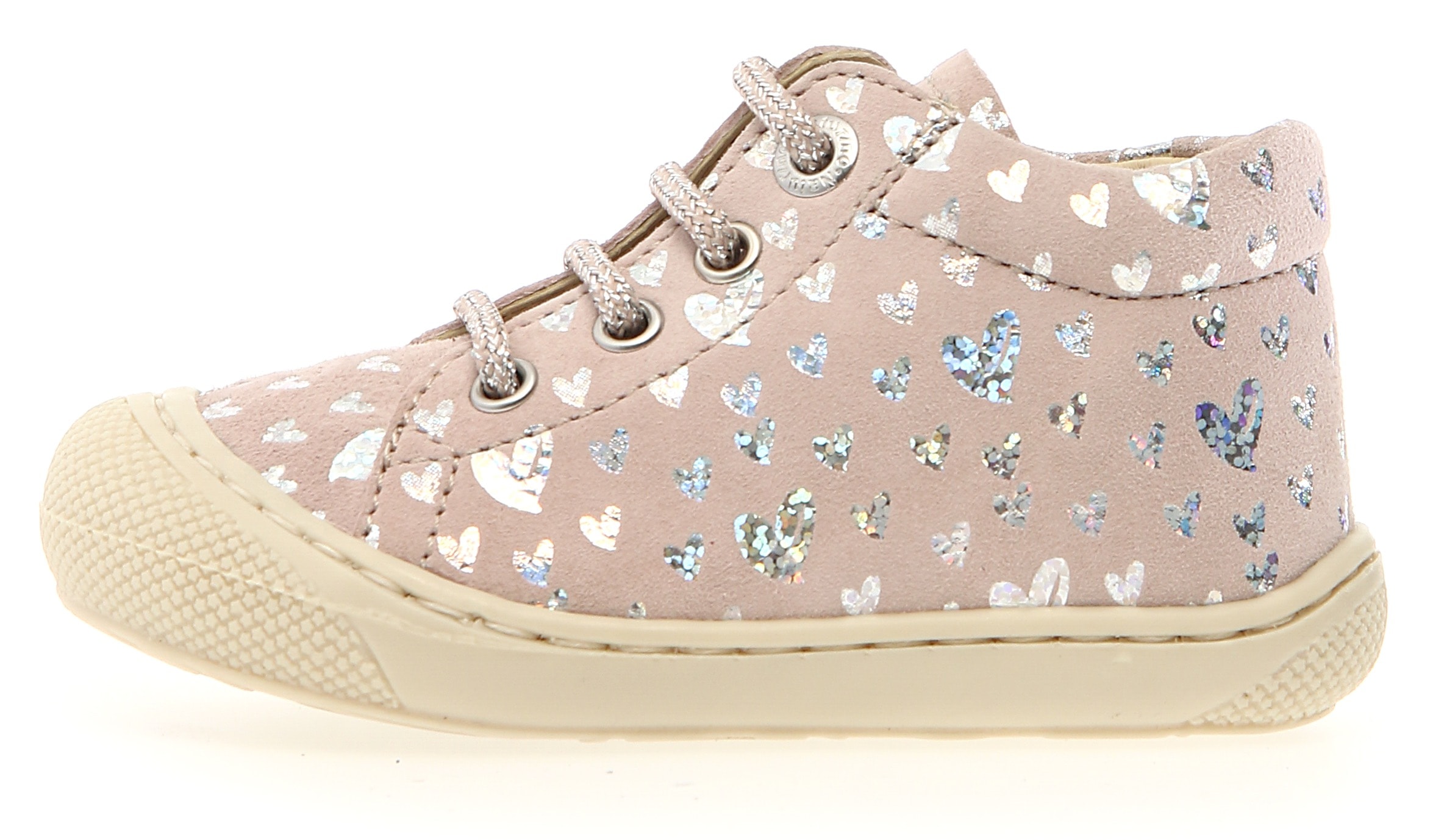 Naturino Lauflernschuh »COCOON LOVELY«, Glitzerschuh, Lauflernschuh, Babyschuh im Metallic Look