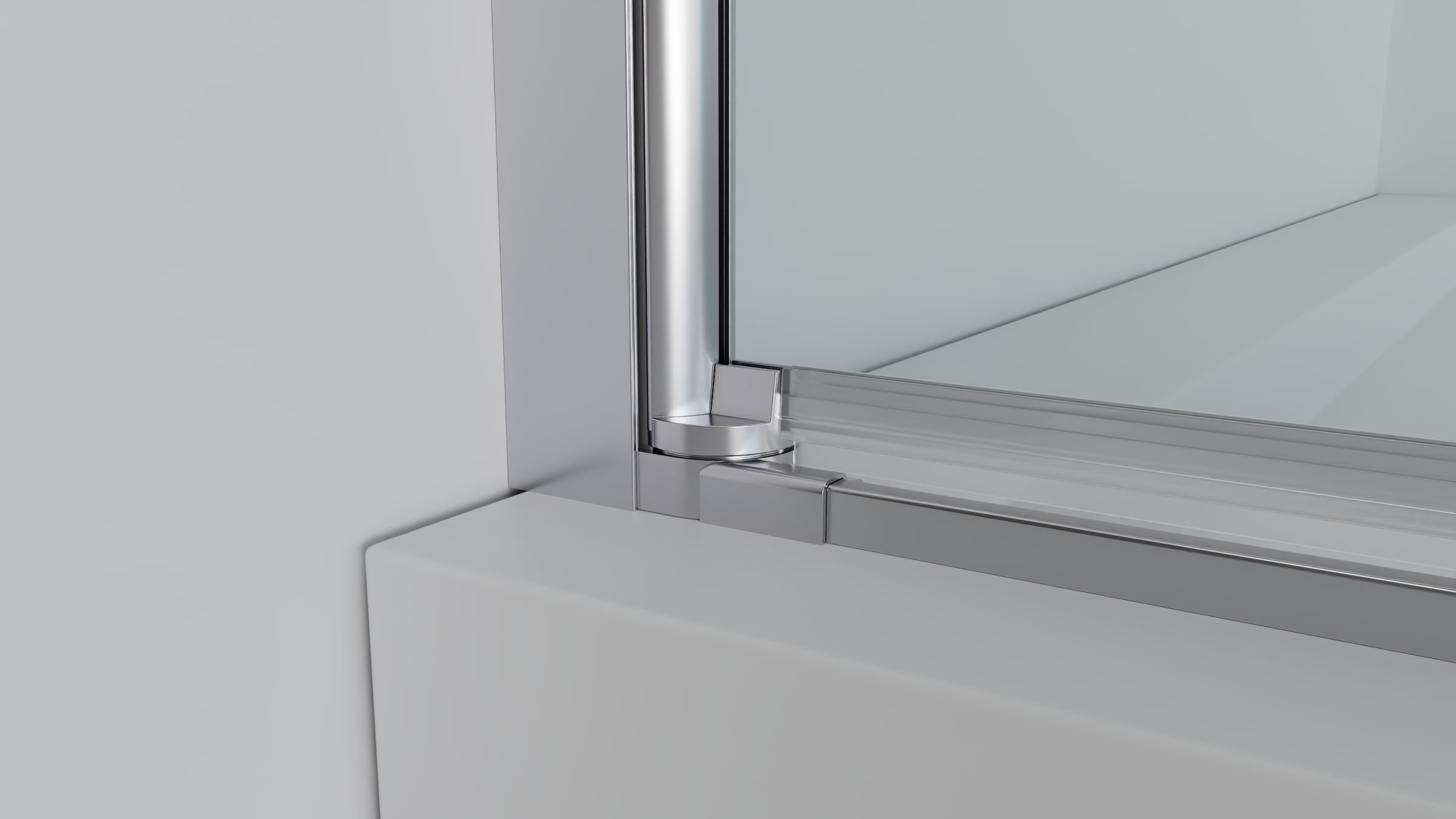 welltime Eckdusche »Firenze« mit variablem Verstellbereich, Duschabtrennung mit Schiebetüren