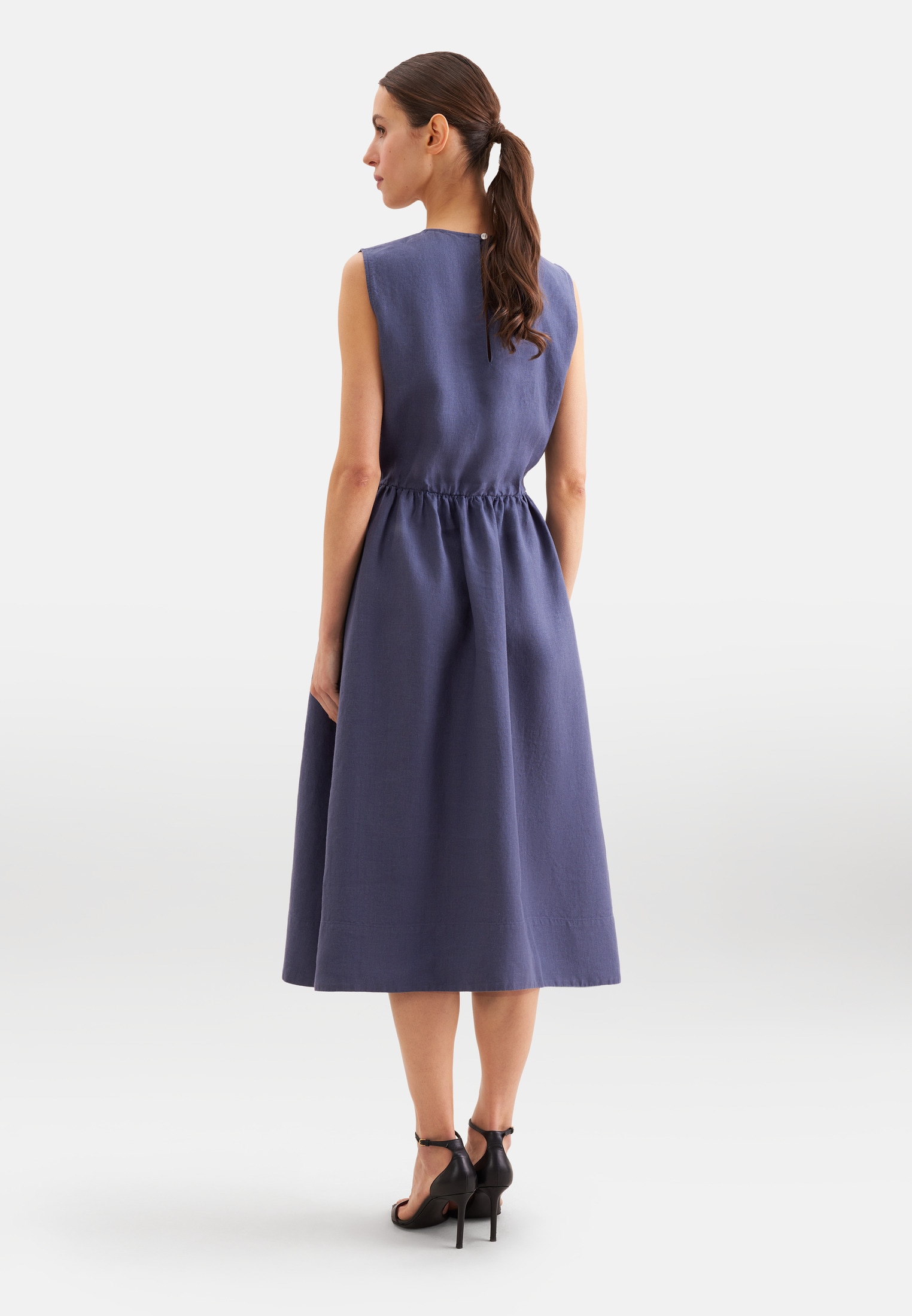 seidensticker Sommerkleid Ohne Arm Rundhals Uni