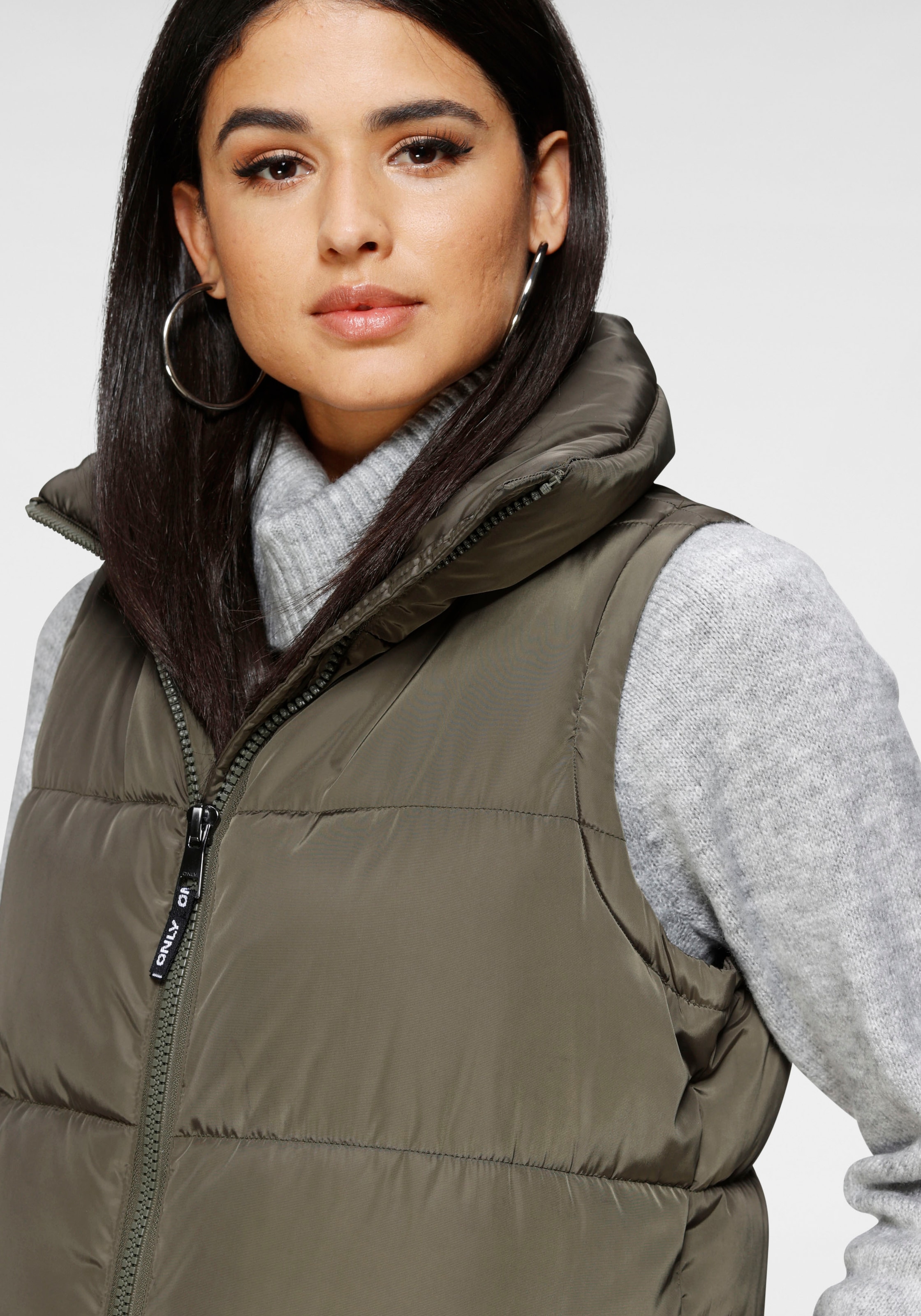 ONLY Steppmantel »ONLIRINA X-LONG 2IN1 PUFFER OTW«, auch als Weste tragbar