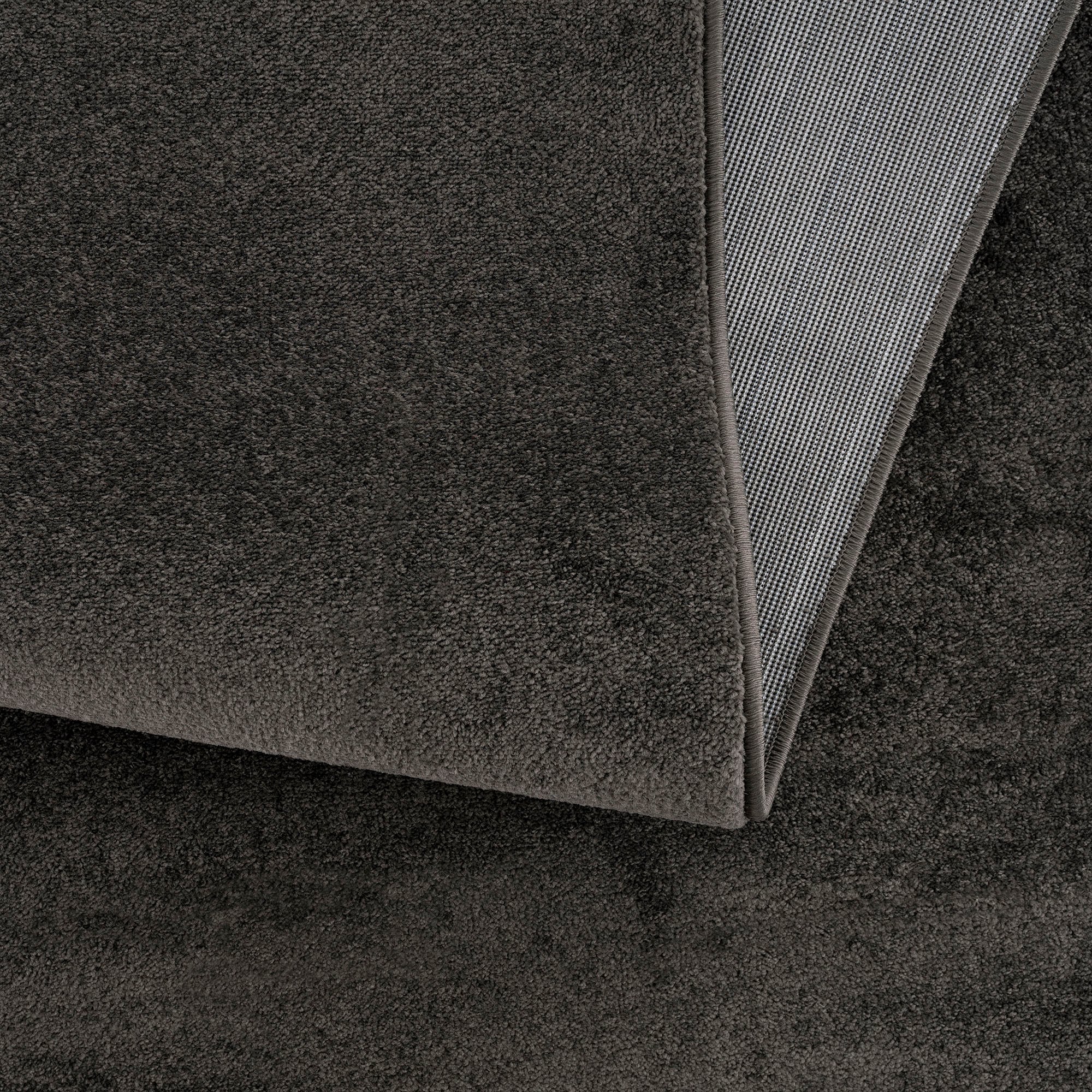 Sanat Teppich »UNI, auch als Läufer- und Rundgrößen erhältlich«, rechteckig, 13 mm Höhe, robuster Kurzflorteppich, große Farbauswahl, Wohnzimmer, alle Räume