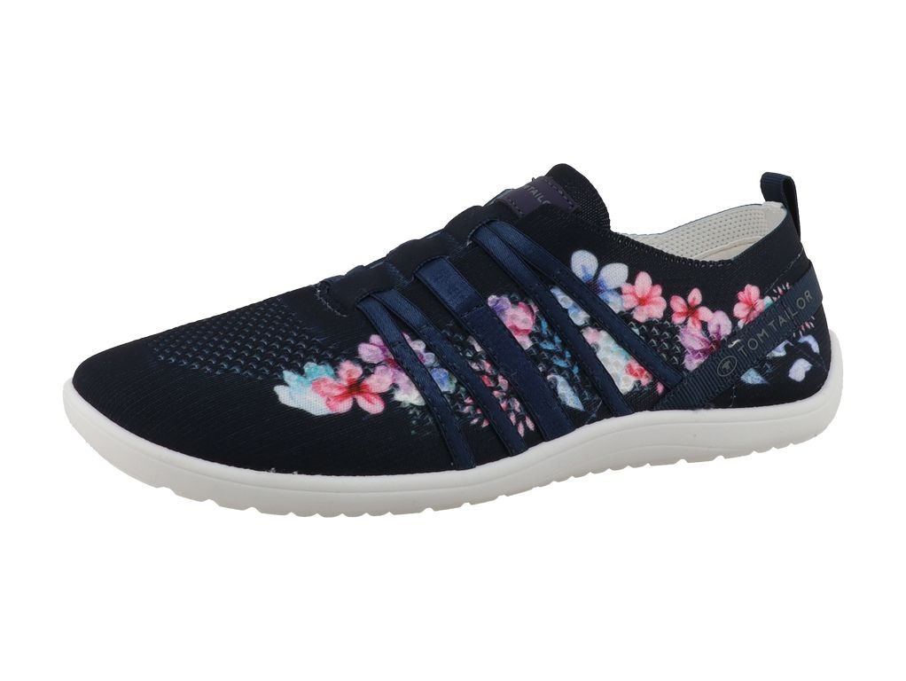 TOM TAILOR Barfußschuh »Lidia«  Freizeitschuh, Schlüpfschuh mit Blütenmuster