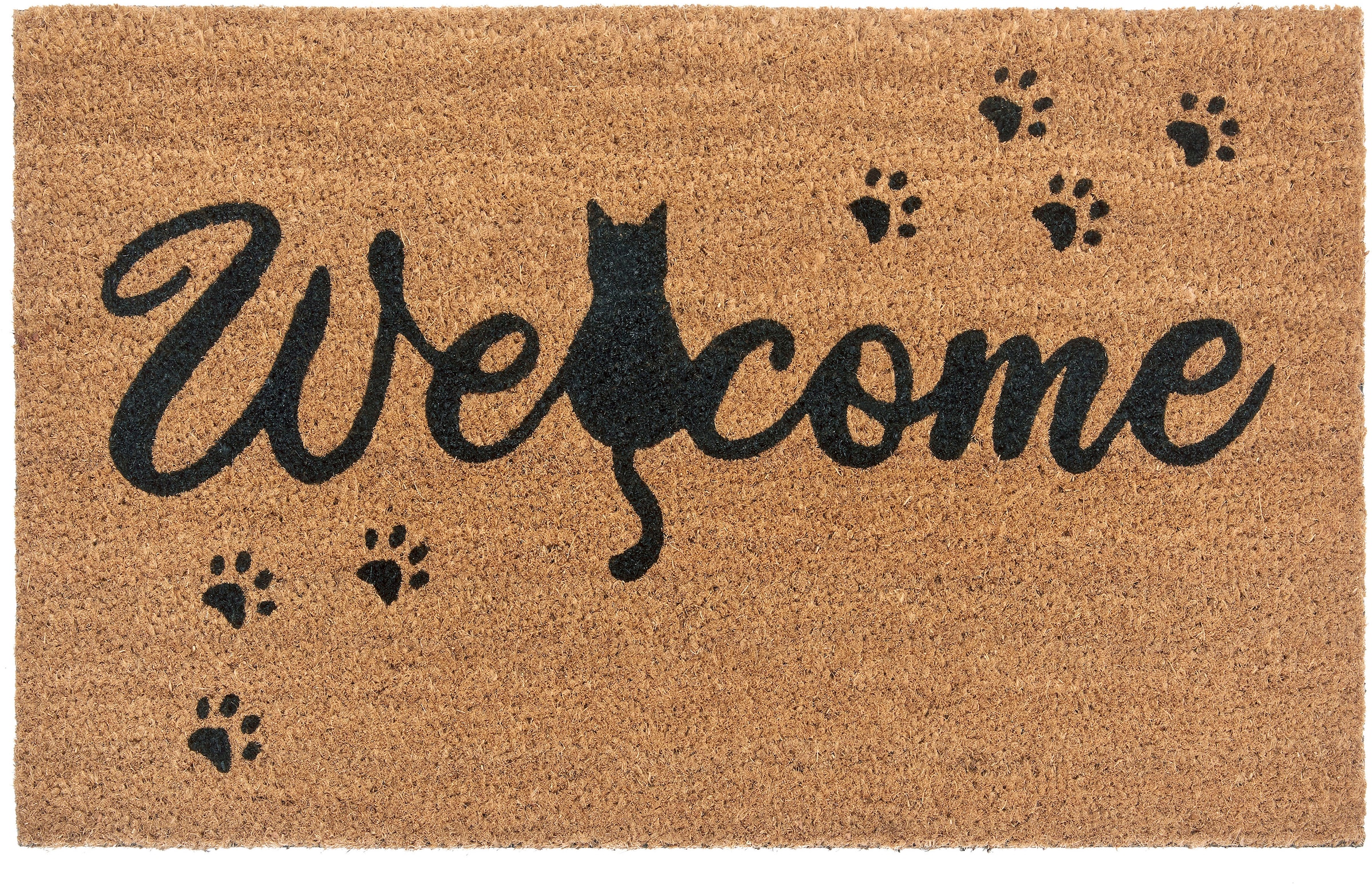 HANSE Home Fußmatte »Mix Mats Kokos Cat Paws Welcome«, rechteckig, Kokos,  Schmutzfangmatte, Outdoor, Rutschfest, Innen, Kokosmatte, Flur bestellen im  OTTO Online Shop